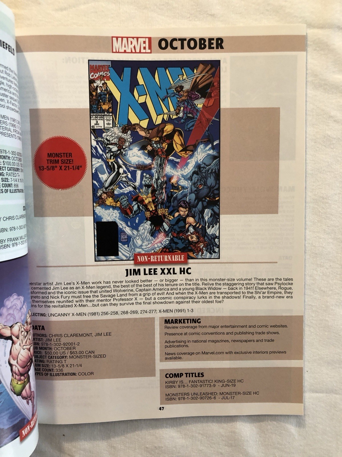 Marvel Book Previews Lot of 4 (Jan-Apr 2019/Sep-Dec 2019/Jan-Apr 2020/May-Aug..)
