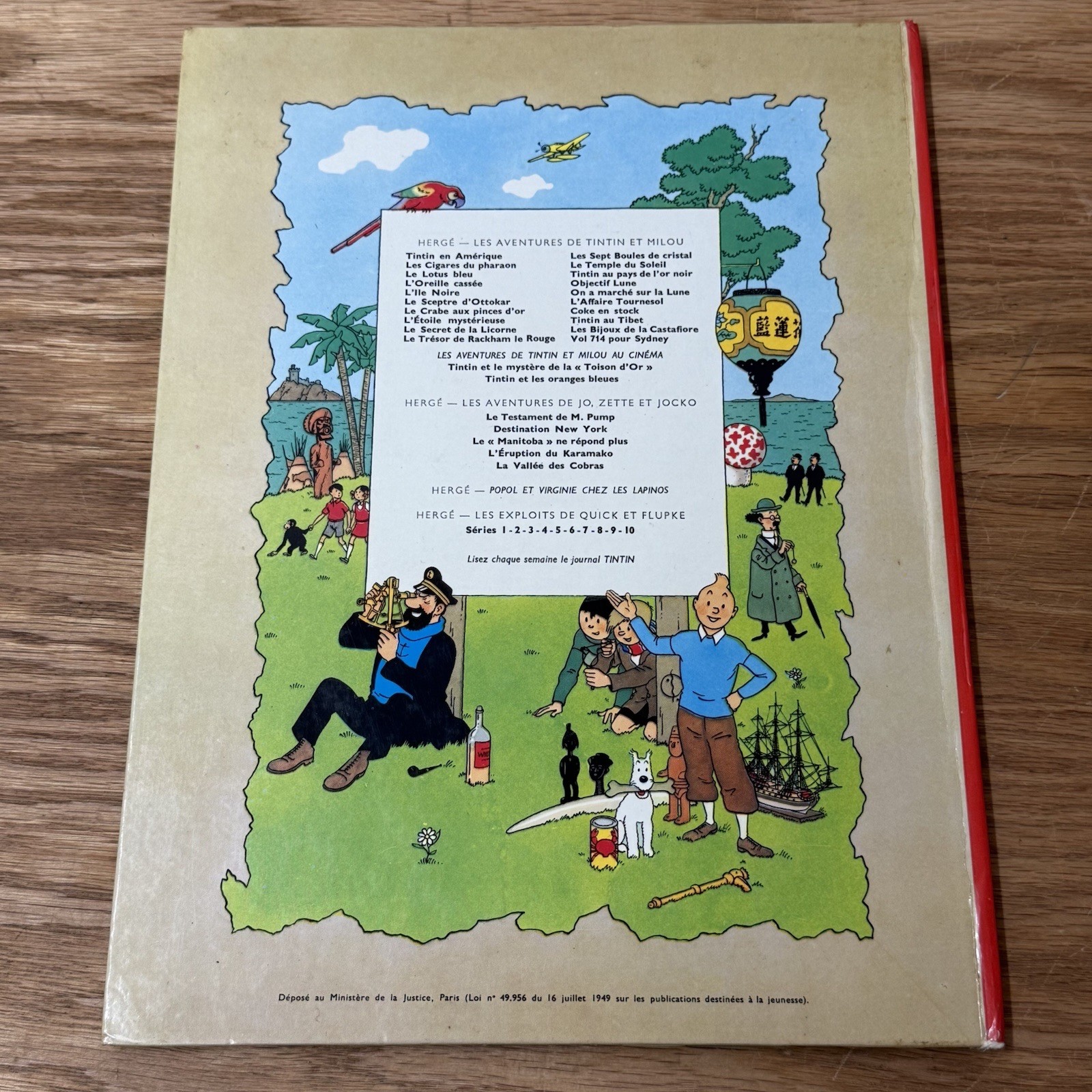 Les Adventures de Tintin – L’ile Noire – Herge – 1947 – Casterman Hardcover