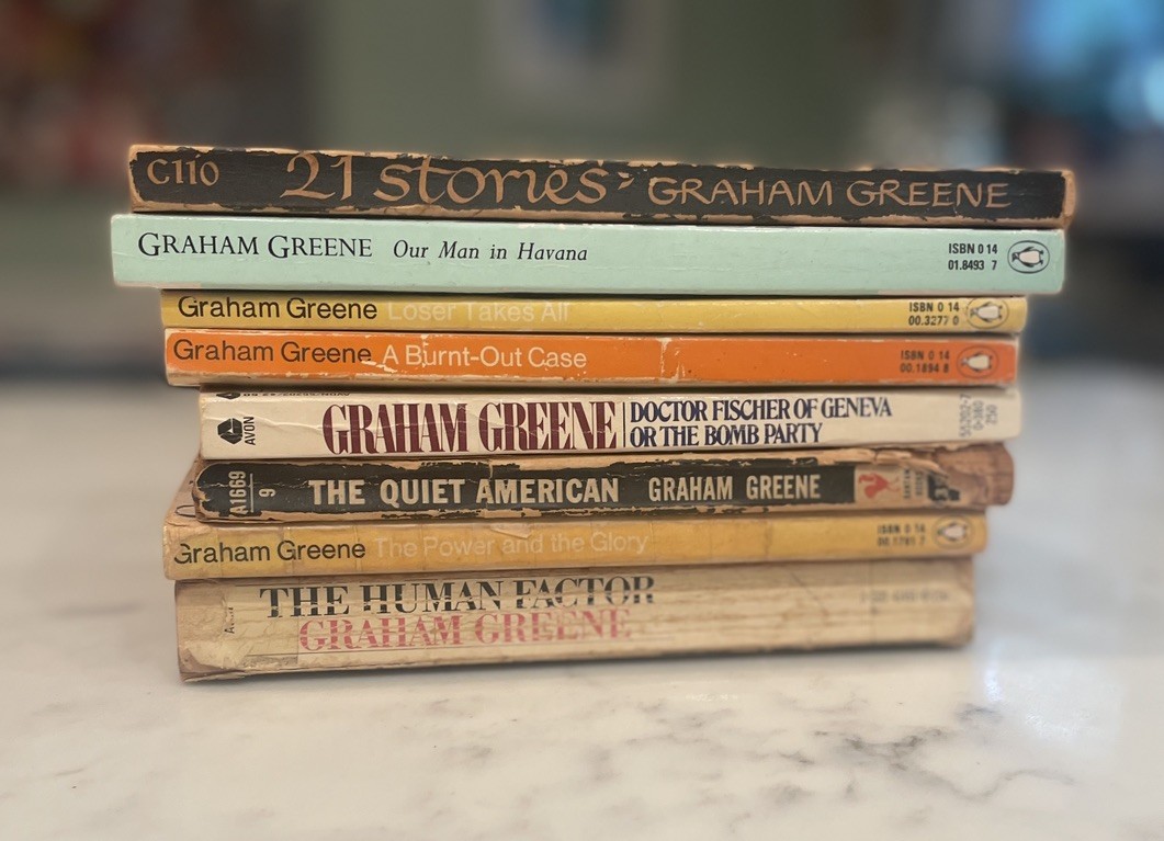 8 Book Lot Graham Greene – Human doctor power quiet havana loser burnt 21stories
