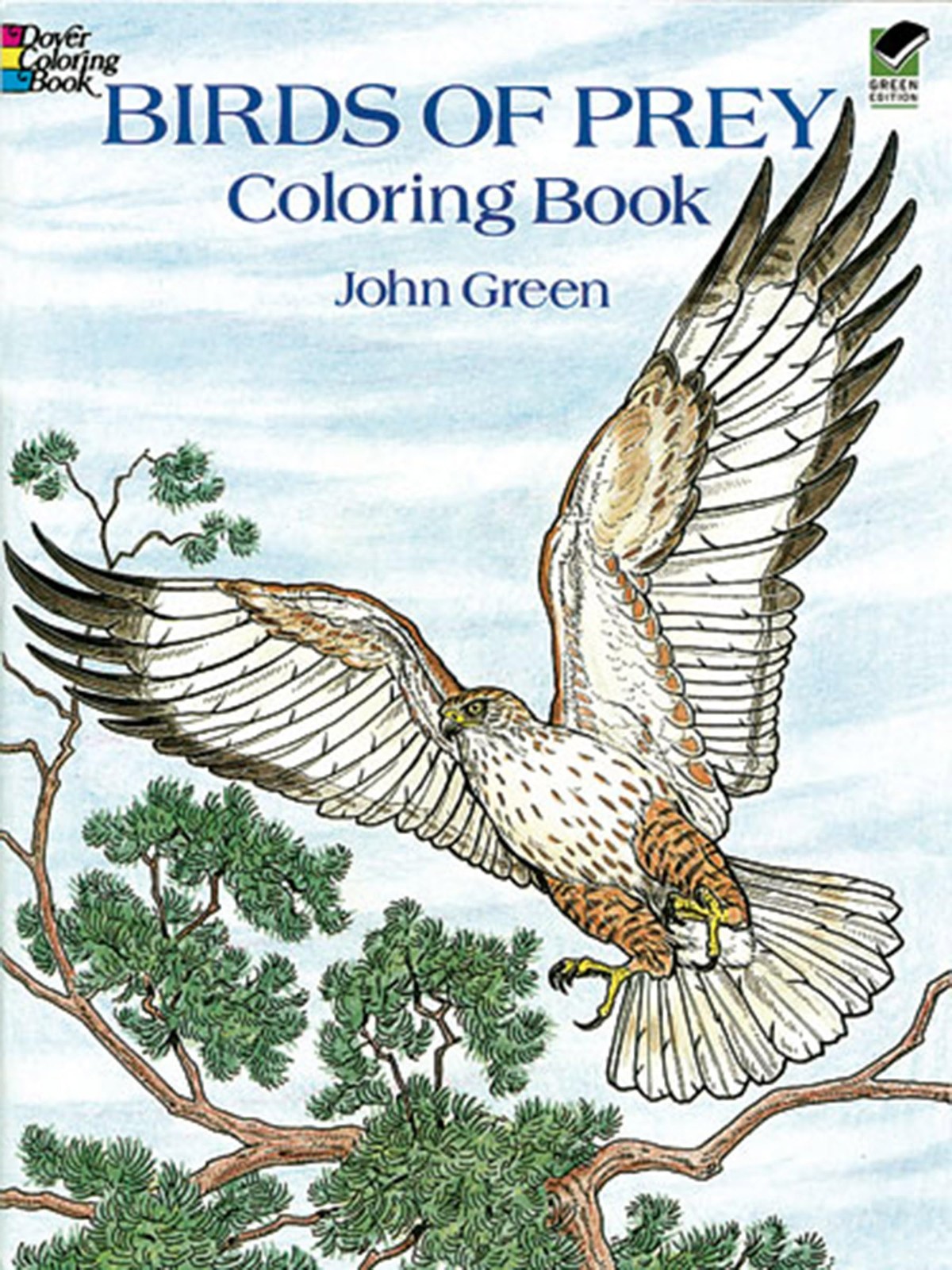 Birds of Prey Coloring Book – paperback John Green