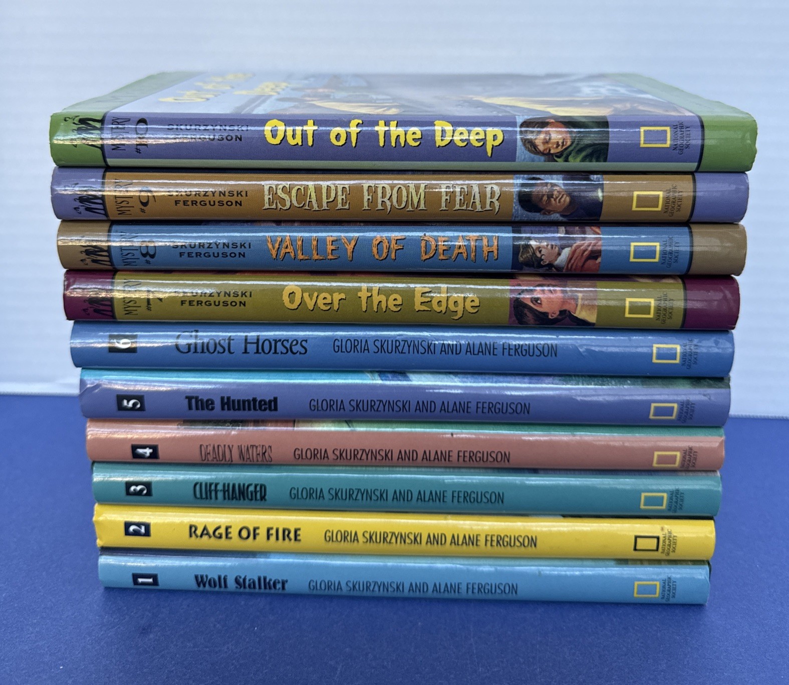 Lot of 10 ~ Hardcover Books ~ MYSTERIES IN OUR NATIONAL PARKS ~ #1-10 ~ VGC!