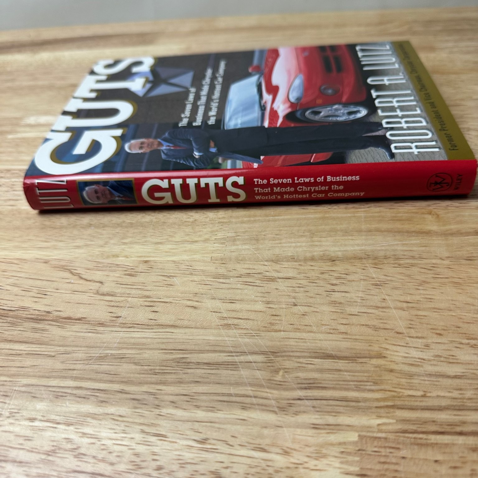 Guts Robert A. Lutz 1998 First Edition Signed Business Chrysler Wiley HC/DJ