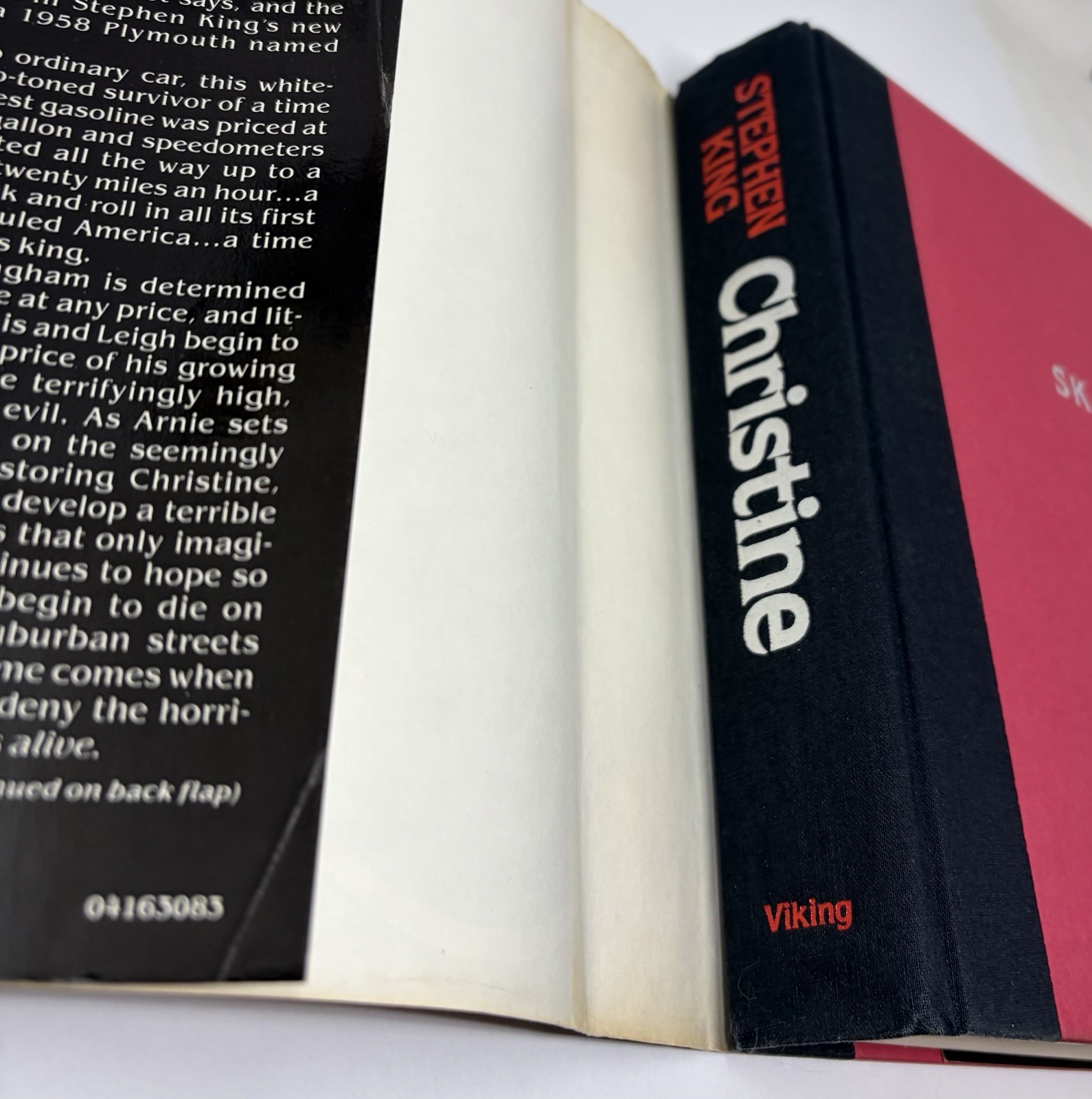 Christine by Stephen King 1983 First Edition, Second Printing Hardcover Book