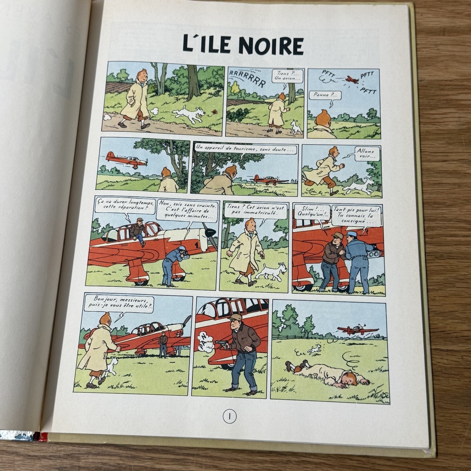 Les Adventures de Tintin – L’ile Noire – Herge – 1947 – Casterman Hardcover