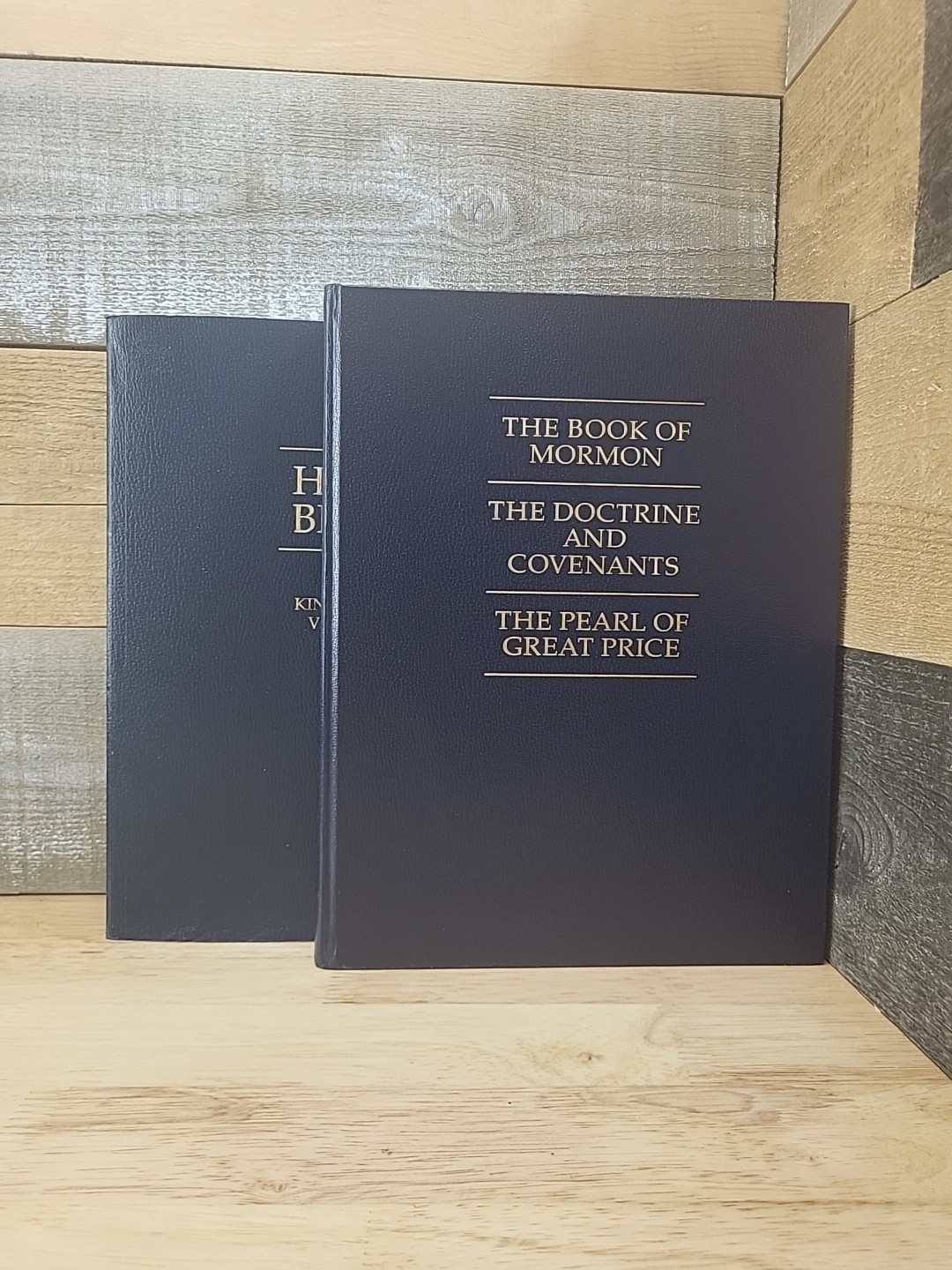 Extra Large Print 8.5 x 11 LDS Scriptures Blue Bible And Triple Combination