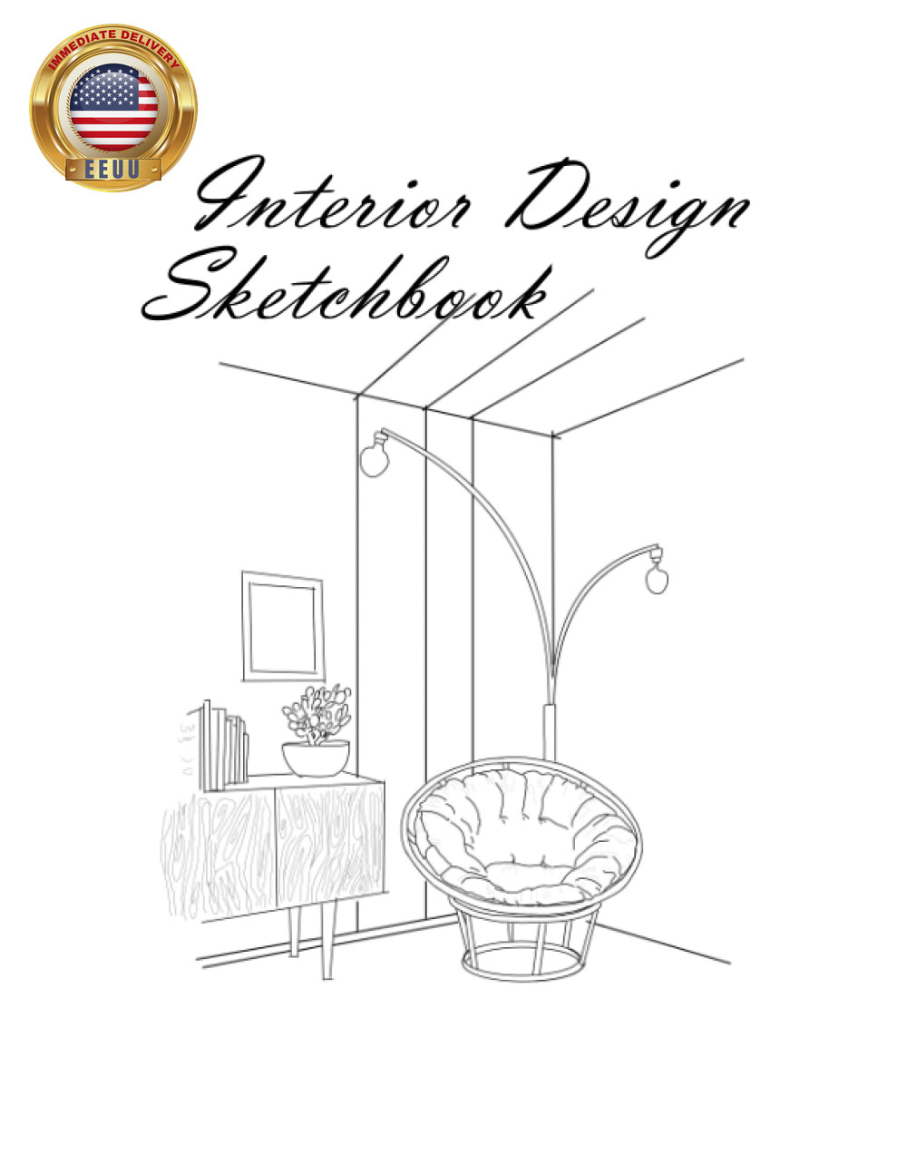 Interior Design Sketchbook: Sketchbook for Architets, Engineers,Artists and Desi