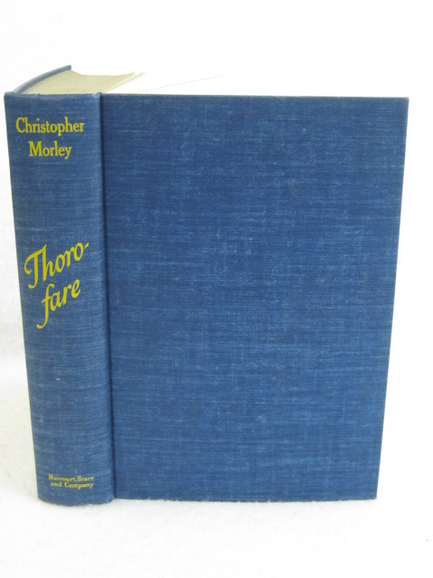 Christopher Morley THOROFARE Harcourt, Brace and Co. First Edition 1942