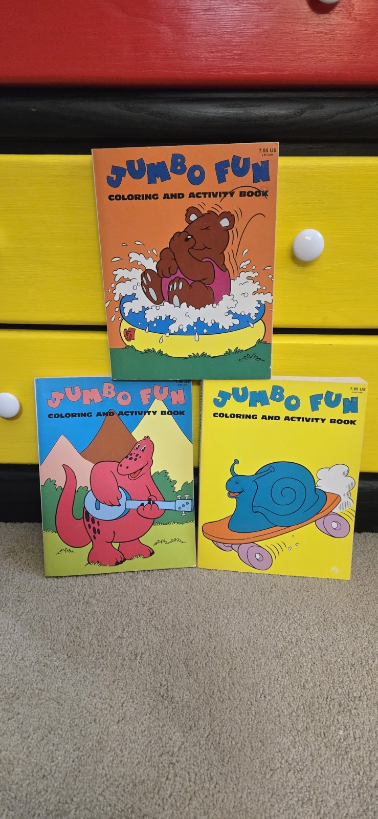 Jumbo Fun Coloring and Activity Book Bundle of 3