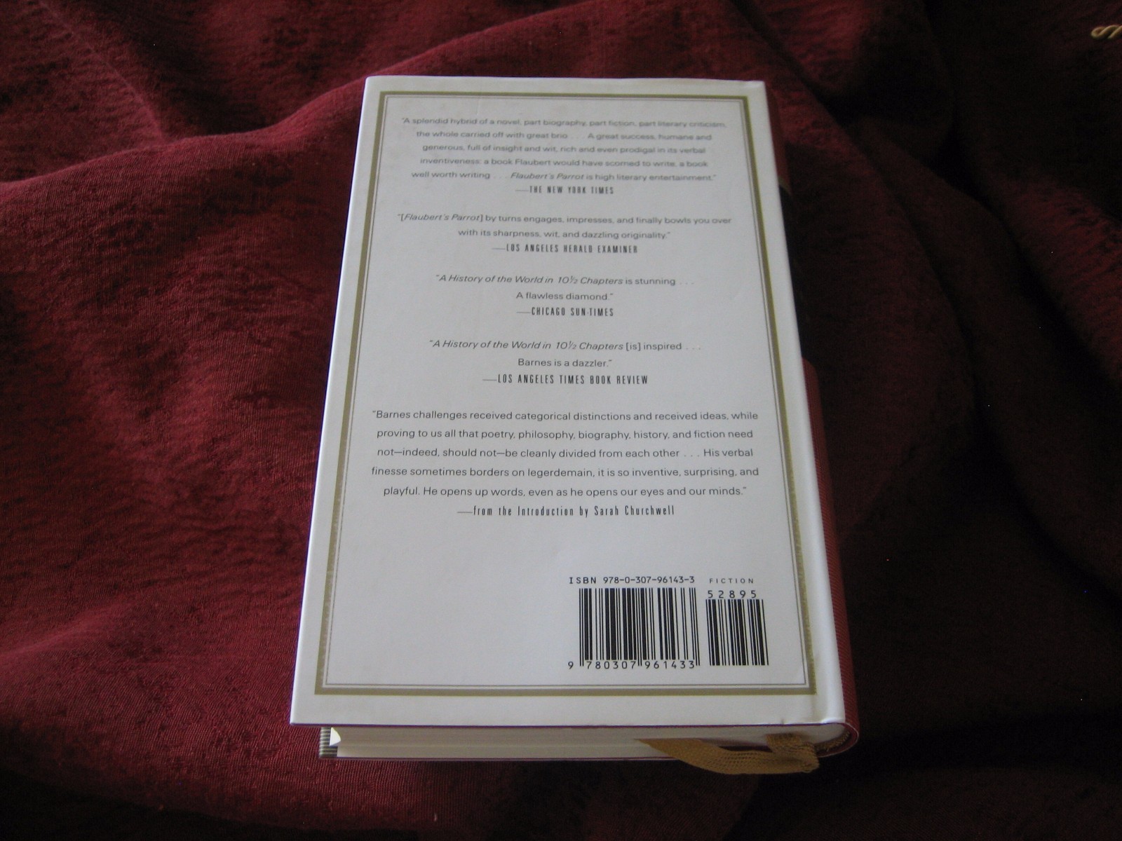 Flaubert’s Parrot : A History of the World in 10 1/2 Chapters Julian Barnes (HD)