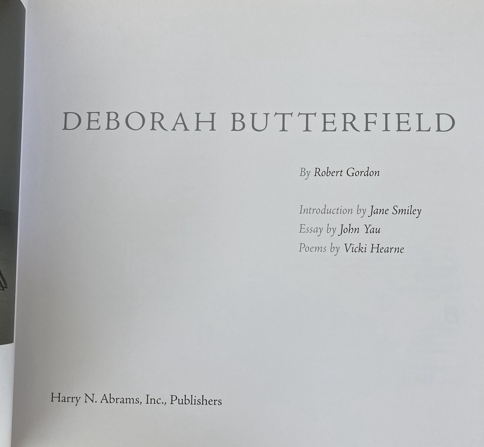 Deborah Butterfield by Robert Gordon 2003 Hardcover