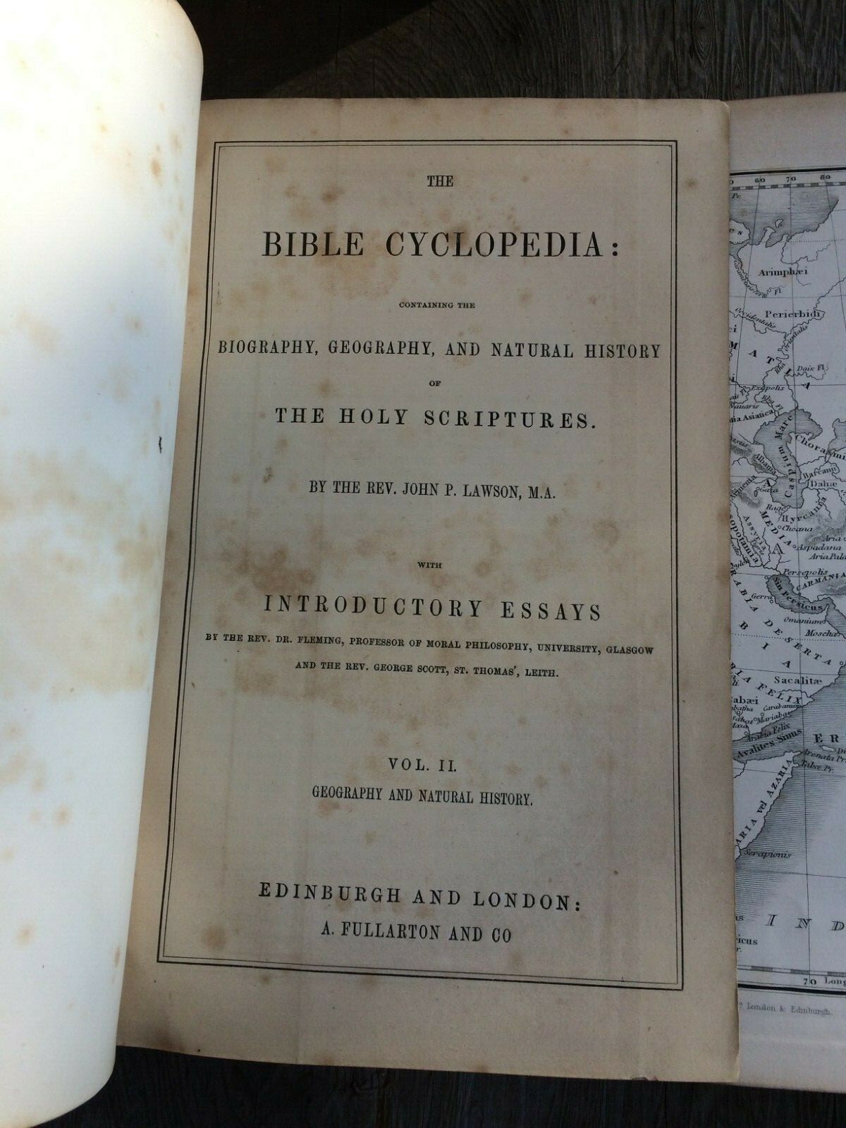 The Bible Cyclopedia – Watson Vols. II and III only (Early printing)