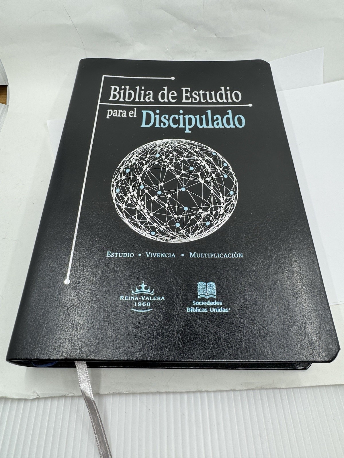 Biblia De Estudio Para El Discipulado RVR.1960 Cuero Con Indice