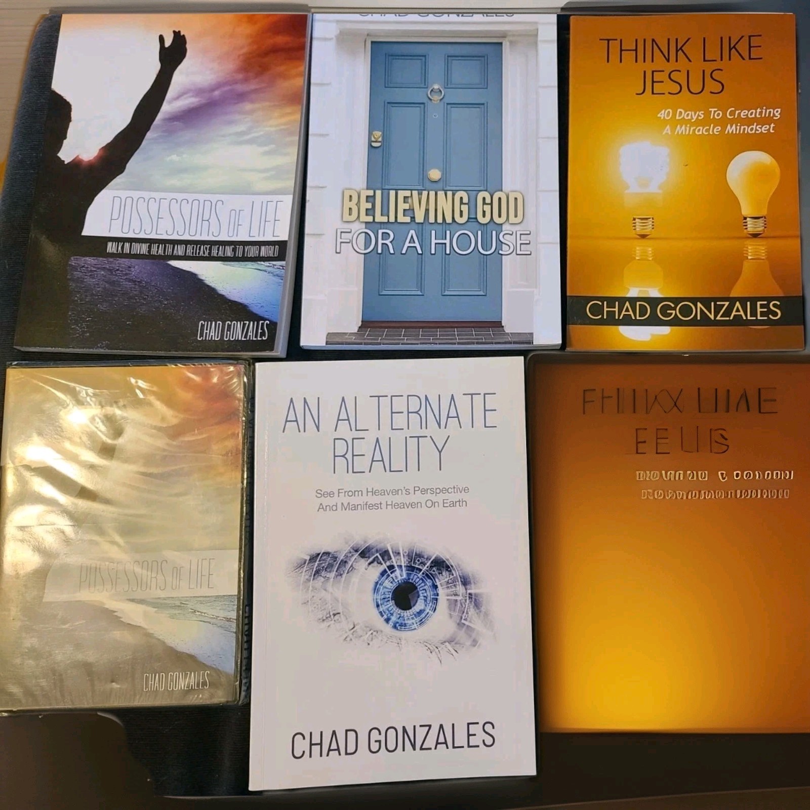 Chad Gonzales Ministry 4 Book Set Plus CD Teaching Lot New