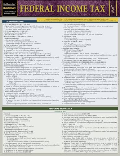 Federal Income Tax A Quickstud – GOOD