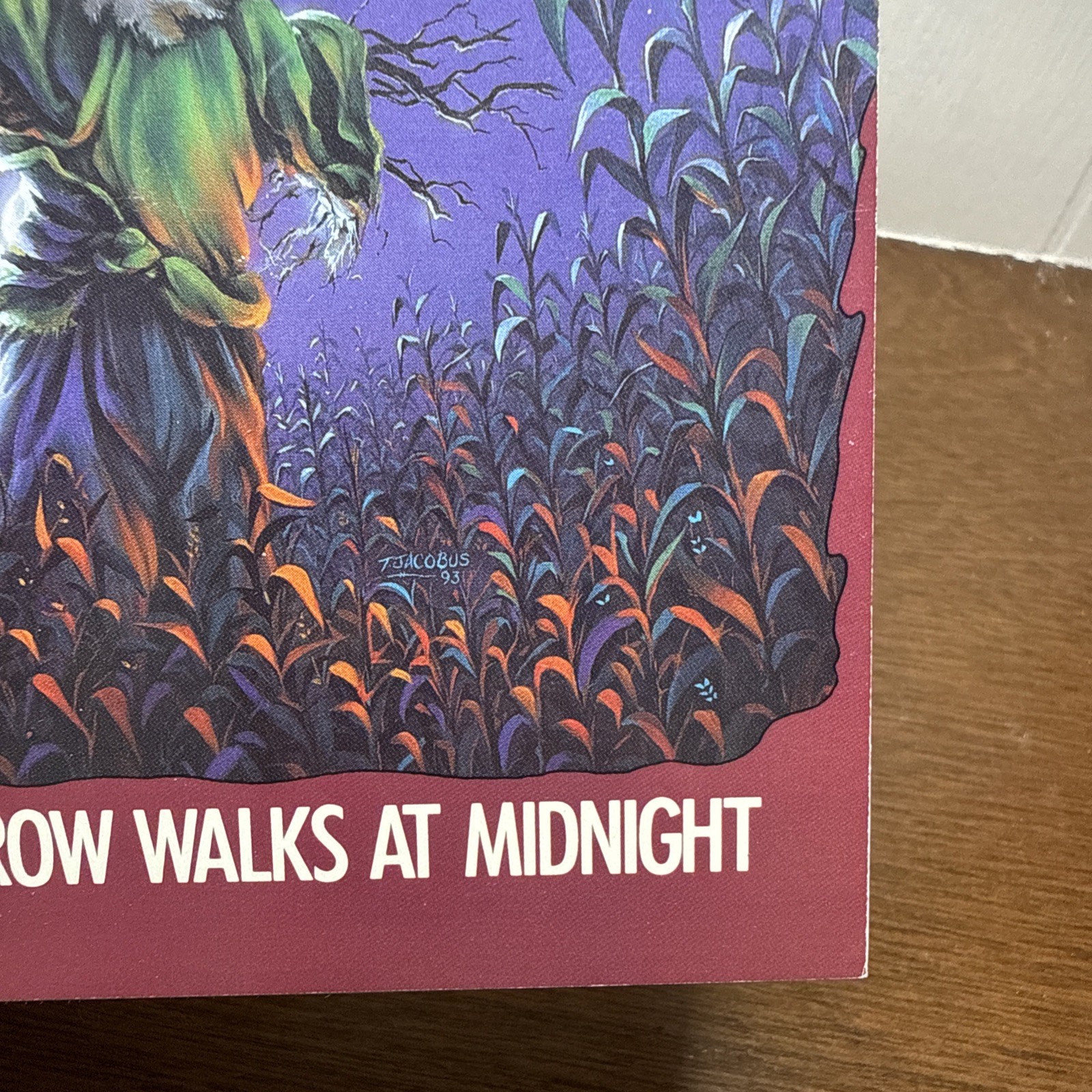 Goosebumps Scarecrow Walks At Midnight TRUE 1st Print Bookmark R.L. Stine #20