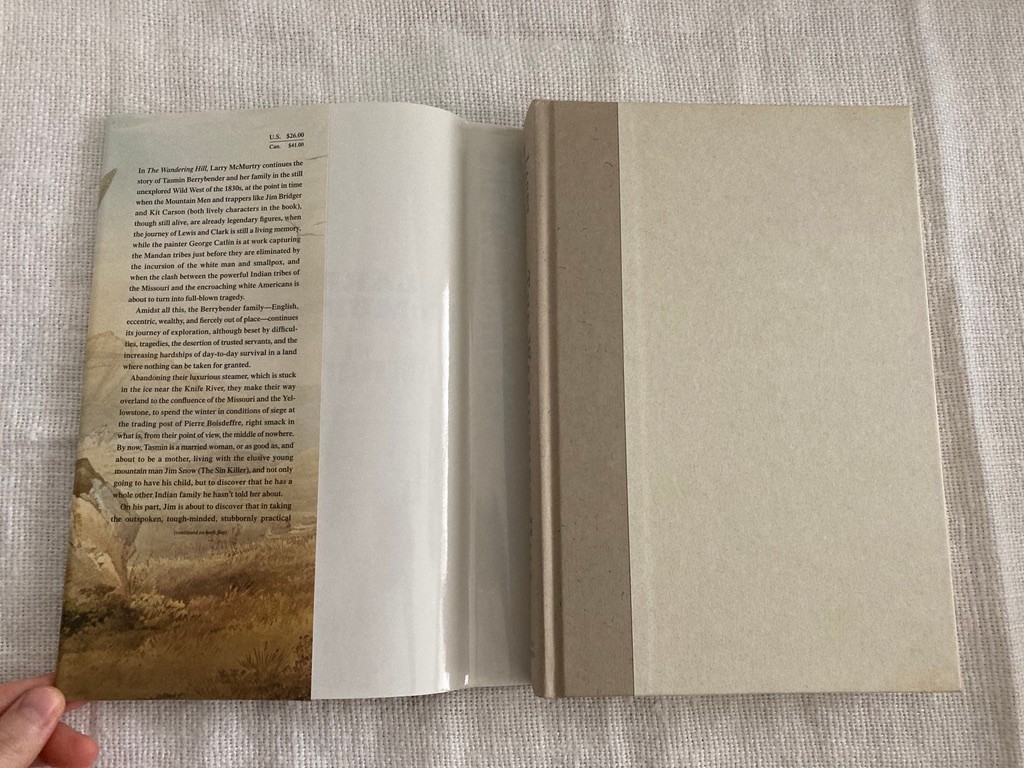 Wandering Hill by Larry McMurtry – 2003 1st Edition, 1st Printing HCDJ New