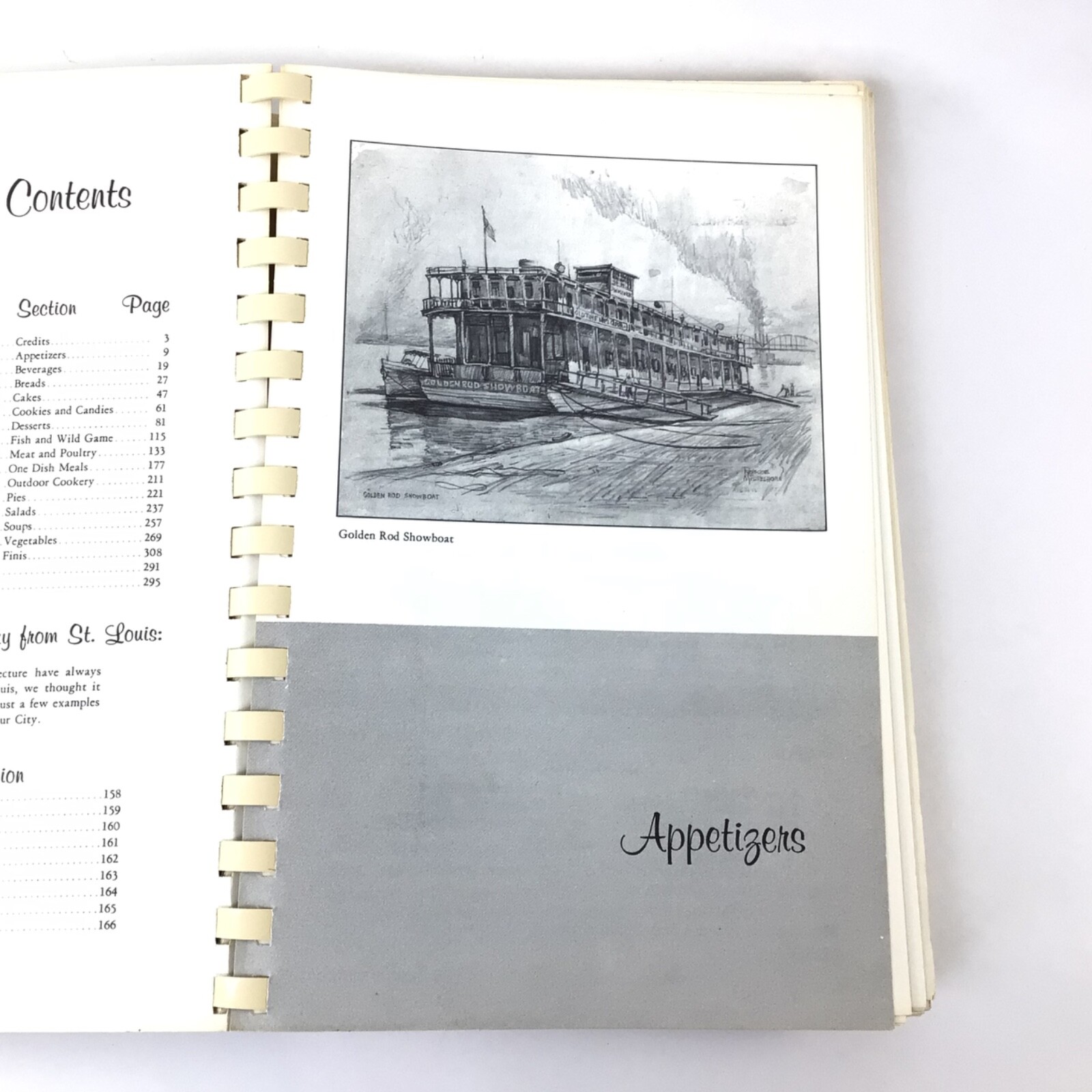 Vtg The Saint Louis Cookbook Bicentennial Issue 1964 Reprint 307 Pages Paperback