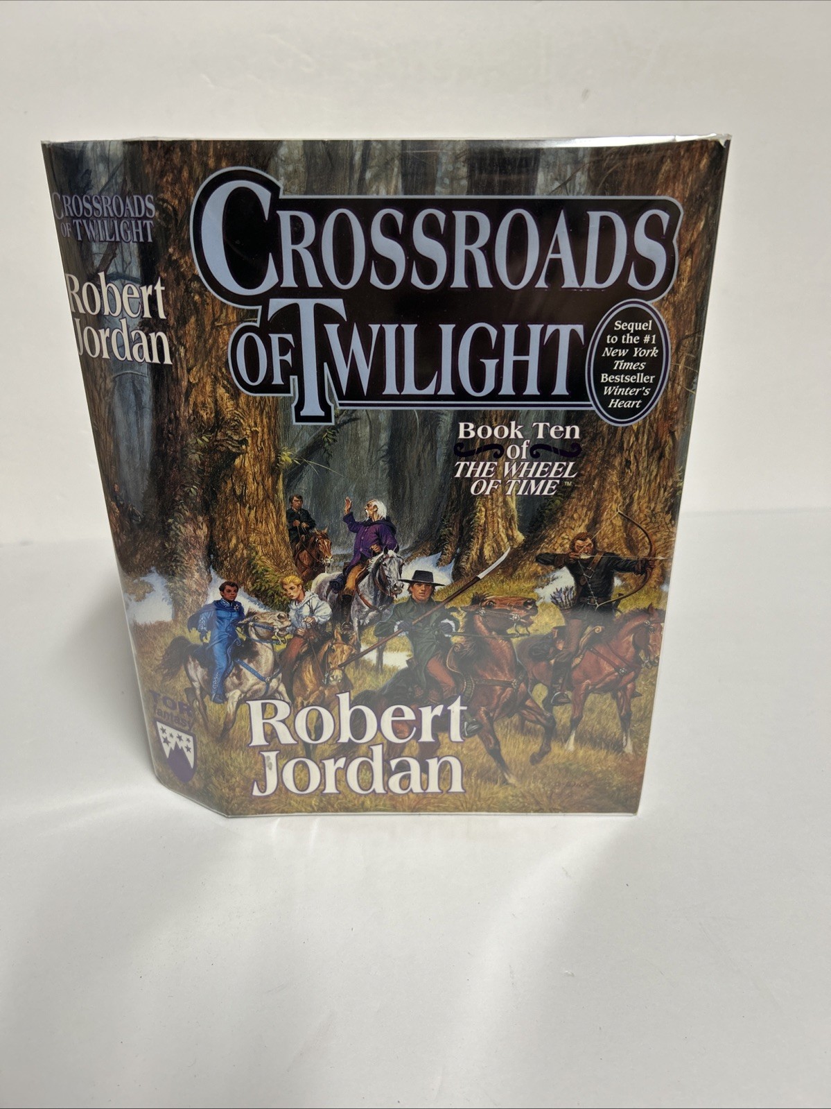 SIGNED Robert Jordan Crossroads of Twilight 2003 1st Edition 2nd Print HC/DJ