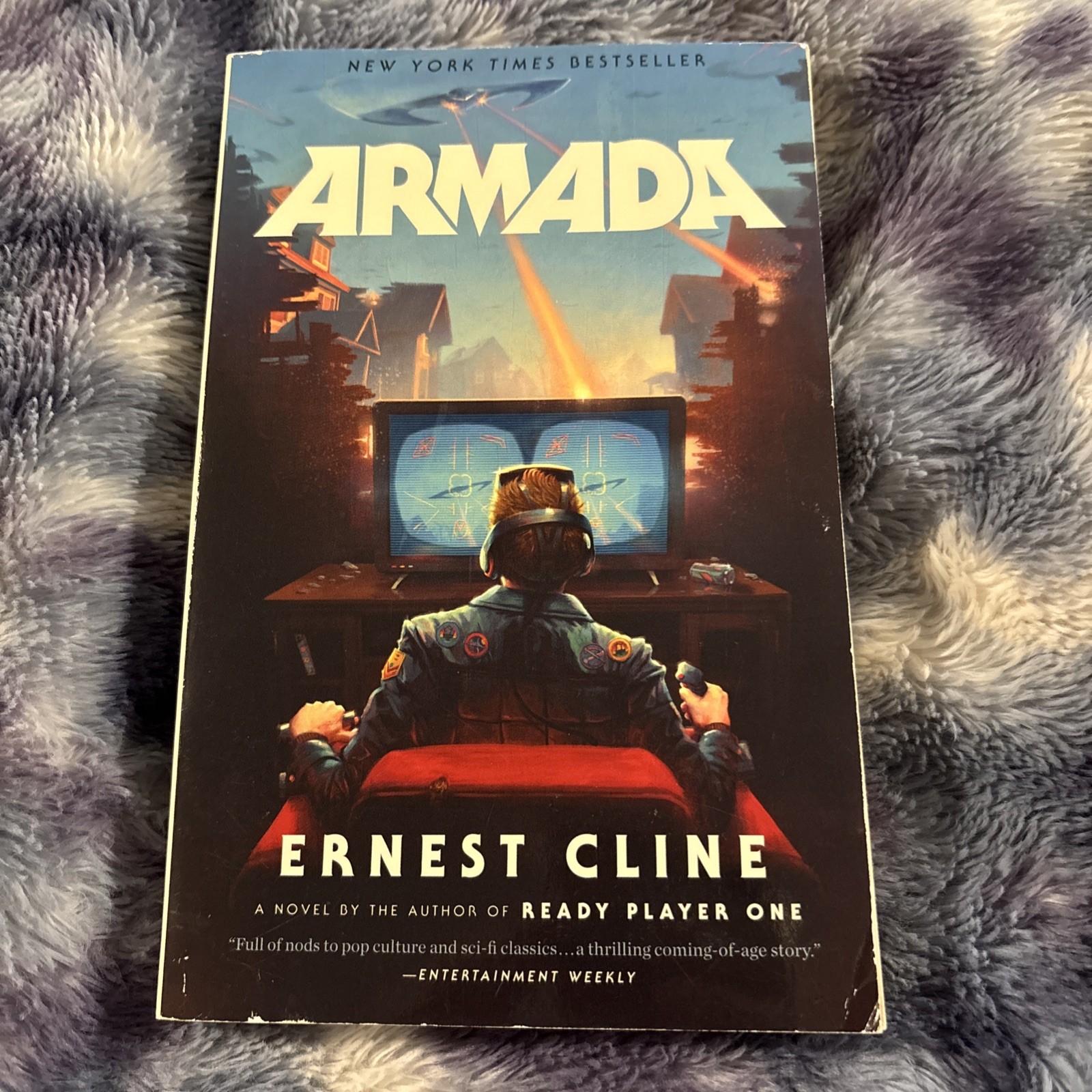 Armada Ernest Cline 2015 First Paperback Edition Sci-Fi Thriller