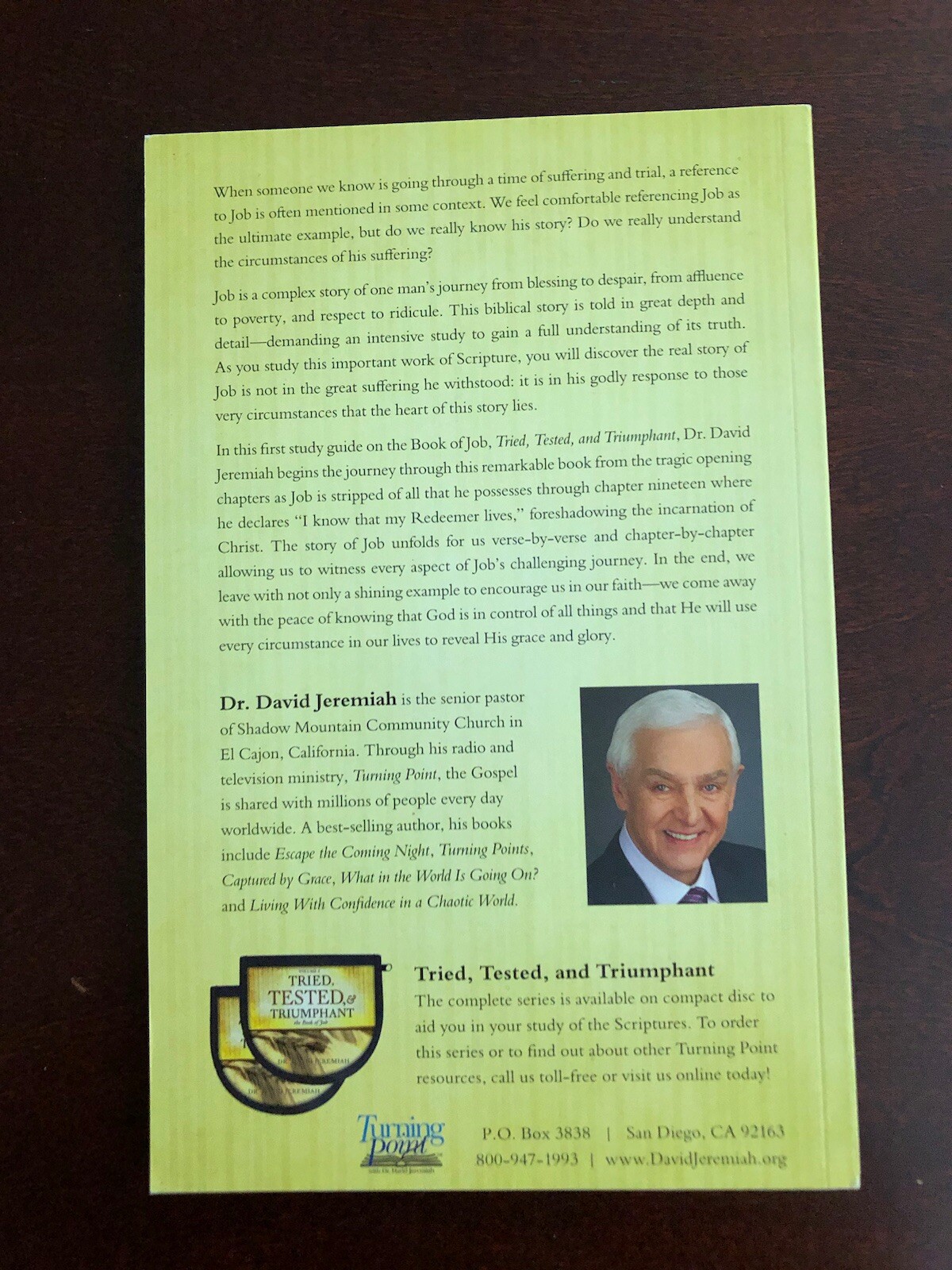 Tried, Tested, & Triumphant Study Guide Vol. 1 (2016, PB) By David Jeremiah