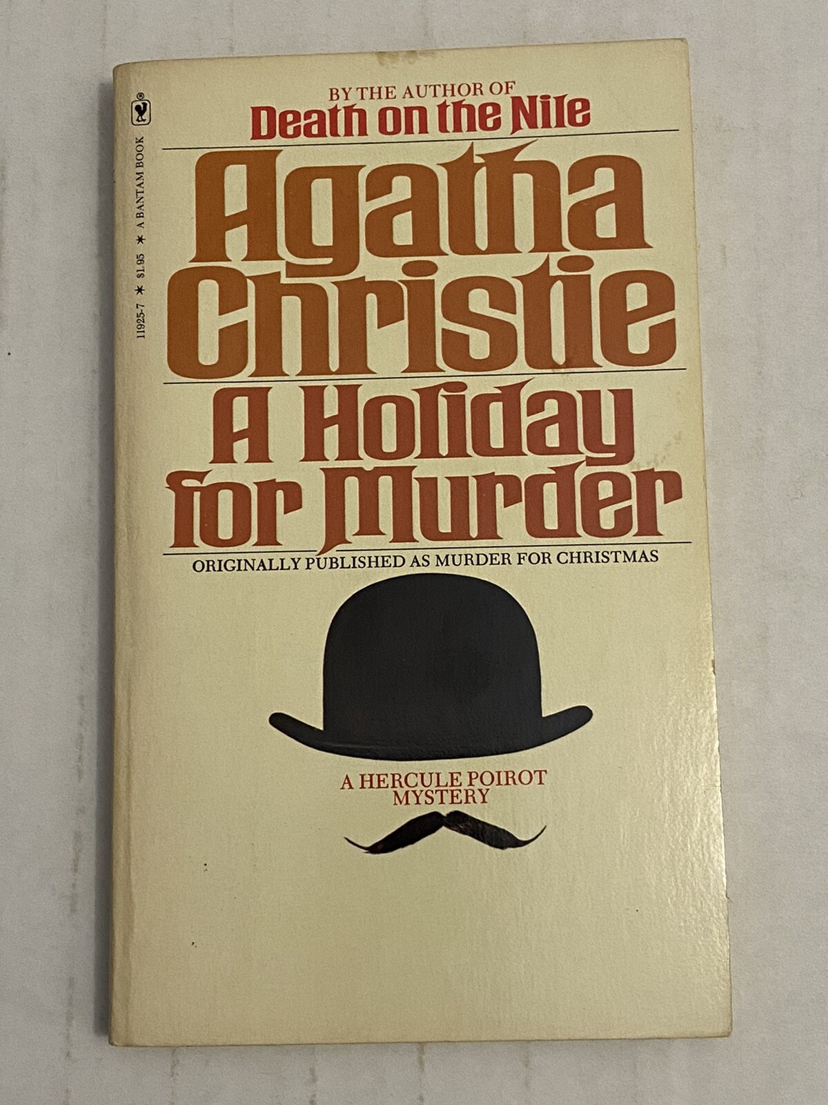 AGATHA CHRISTIE A Holiday For Murder 1976 1st Bantam PB 24th Printing Very Good!