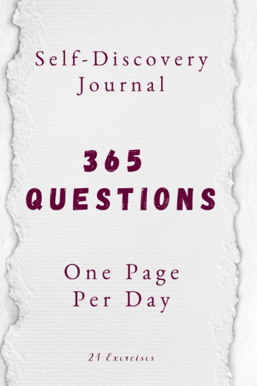 365 Questions, One Page Per Day: A One Year Self-Discovery Journal – paperba…