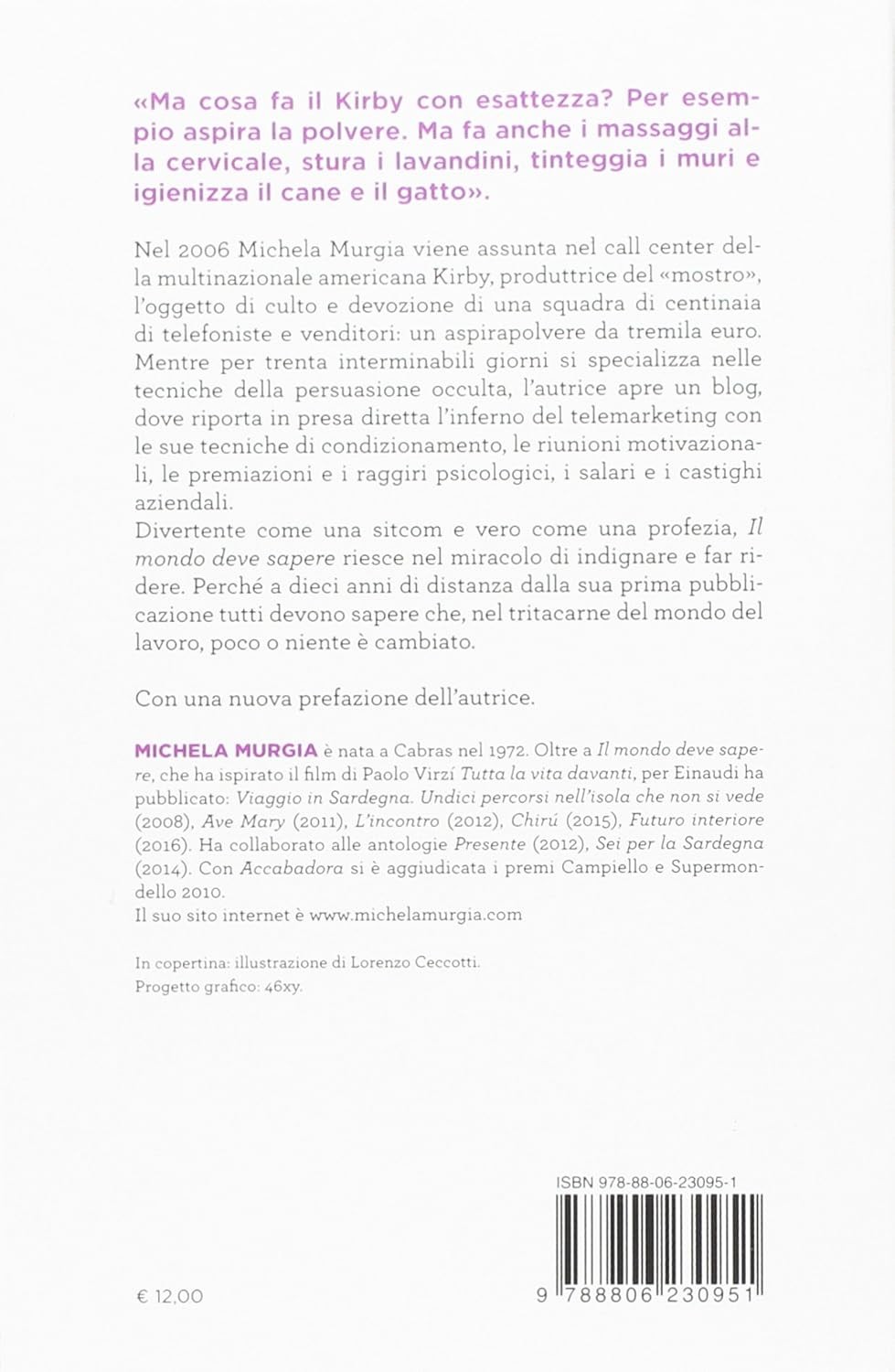 Michela Murgia Il mondo deve sapere (General merchandise)
