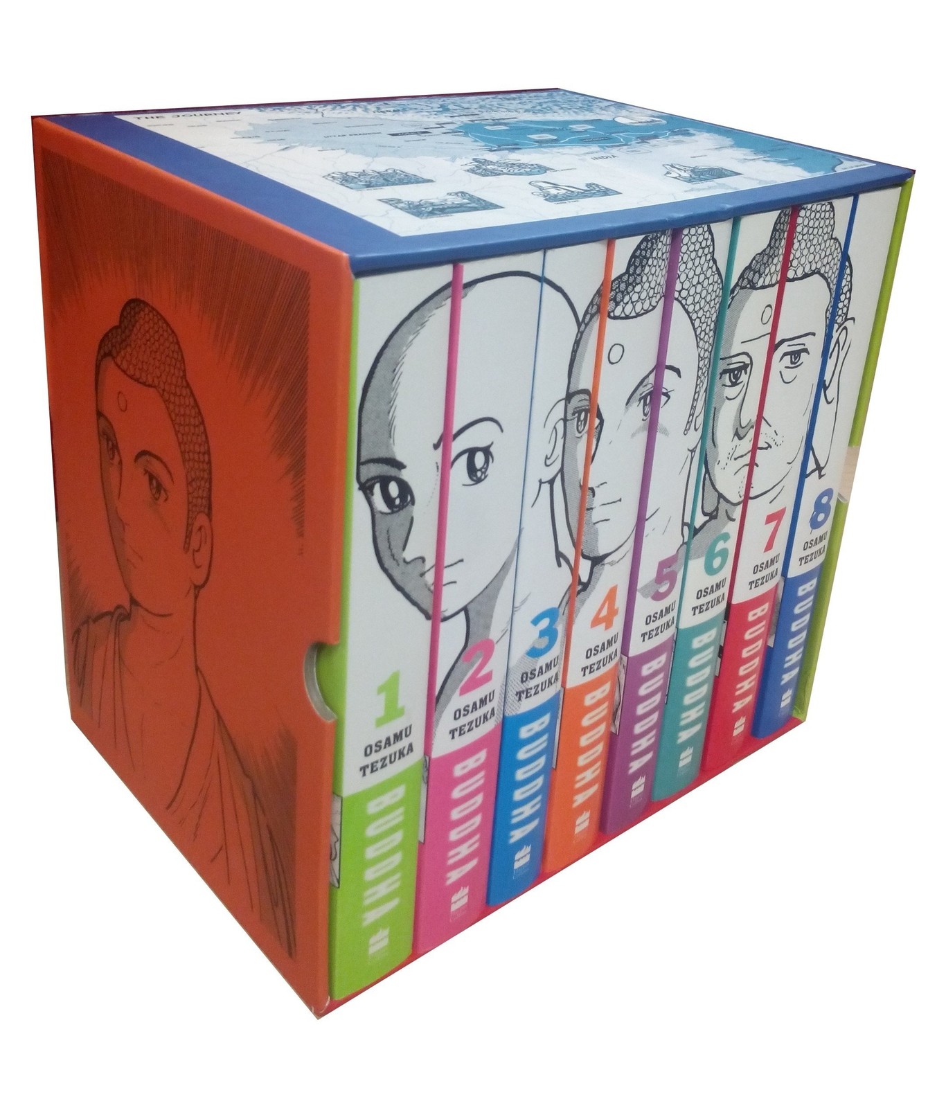 Buddha Manga 8 Books Box Set Osamu Tezuka English Paperback HarperCollins New