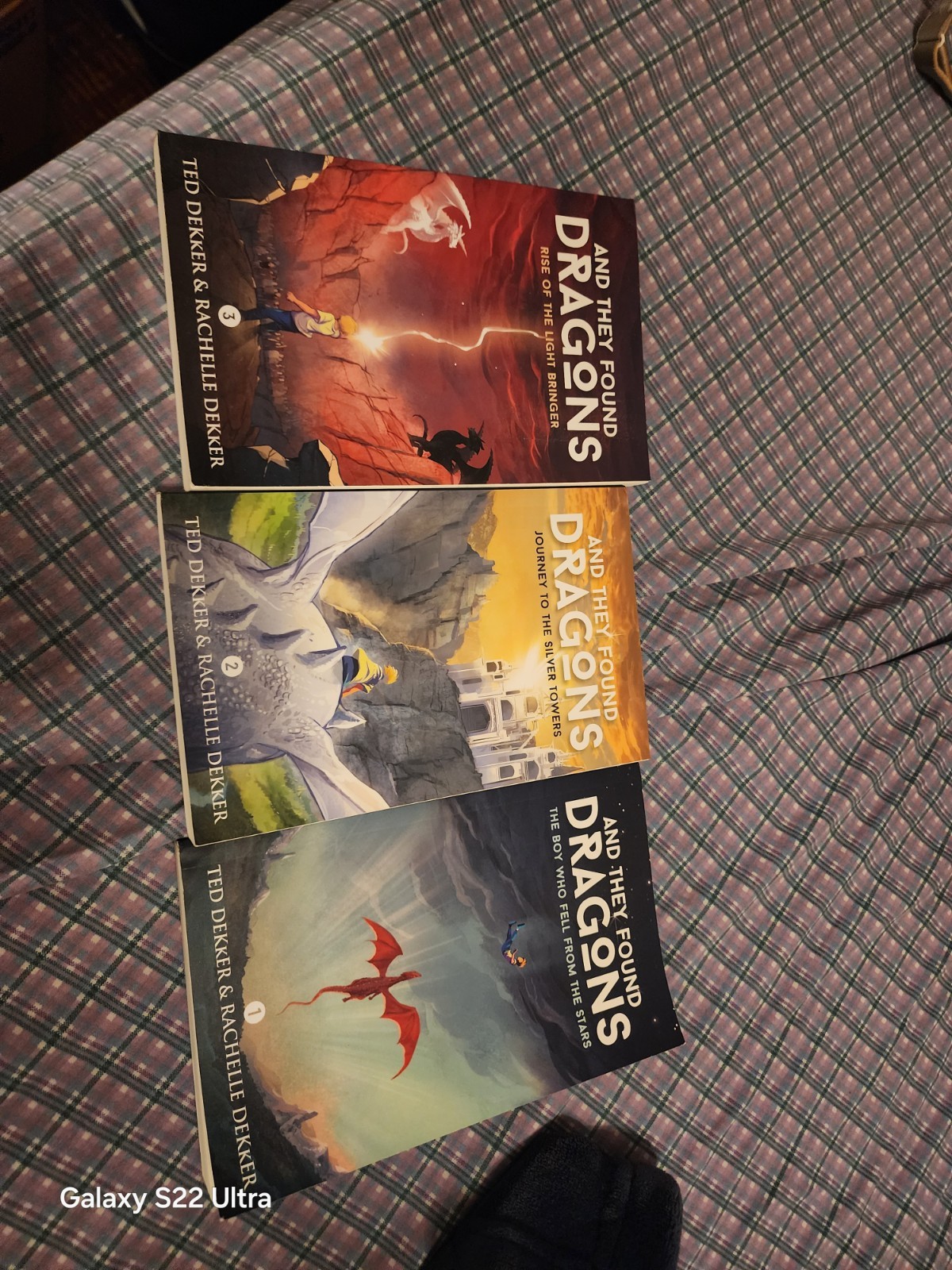 Ted Dekker “And They Found Dragons” 3 Book Paperback Set