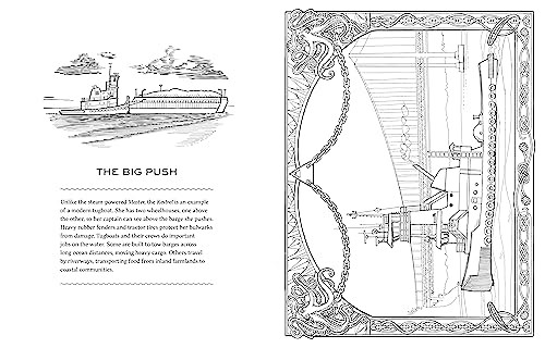 Working Boats Coloring Book, Crestodina, Tom, Good Book