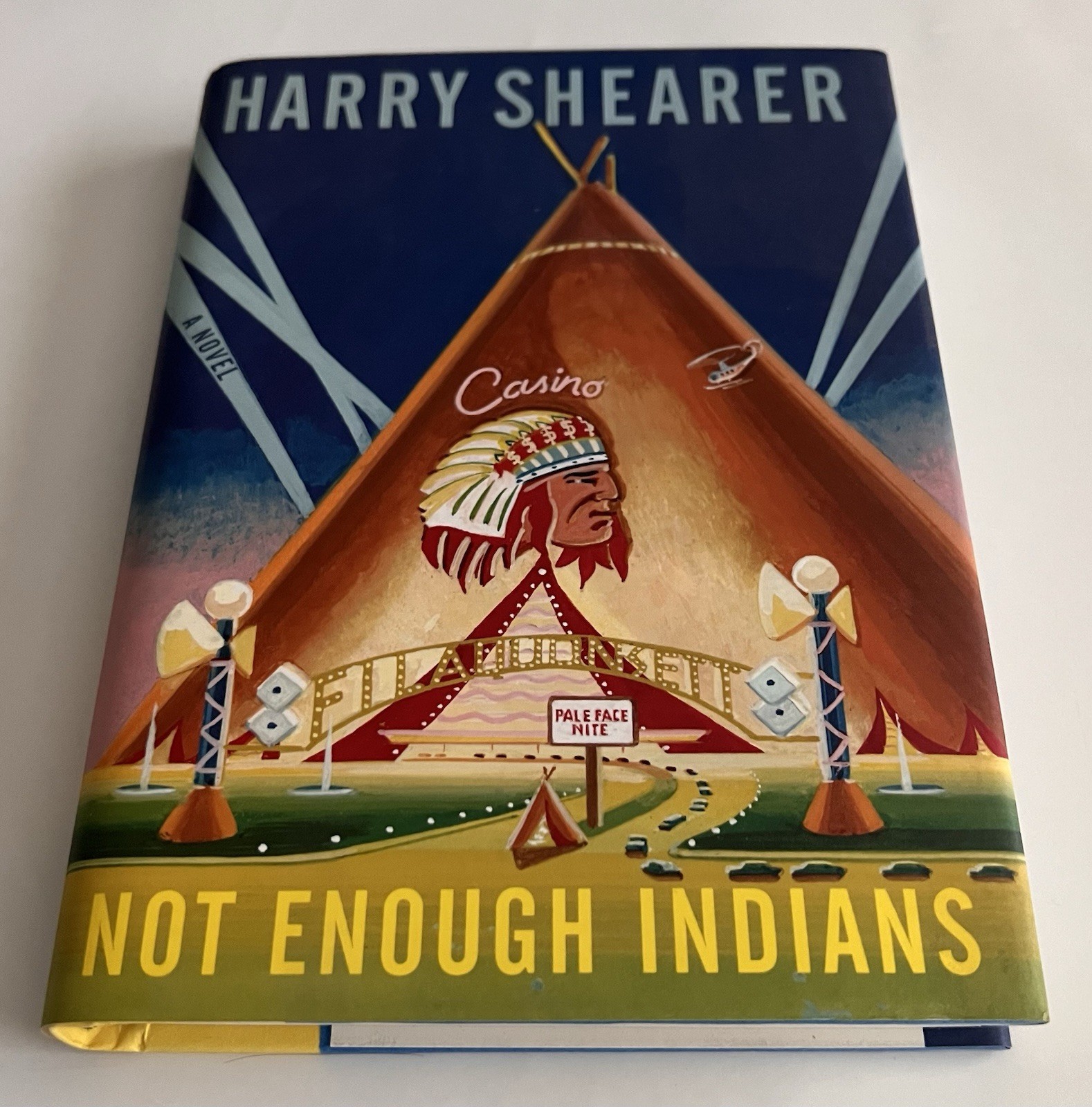 SIGNED Harry Shearer Not Enough Indians 1st/1st As-New +Photo ~Spinal Tap