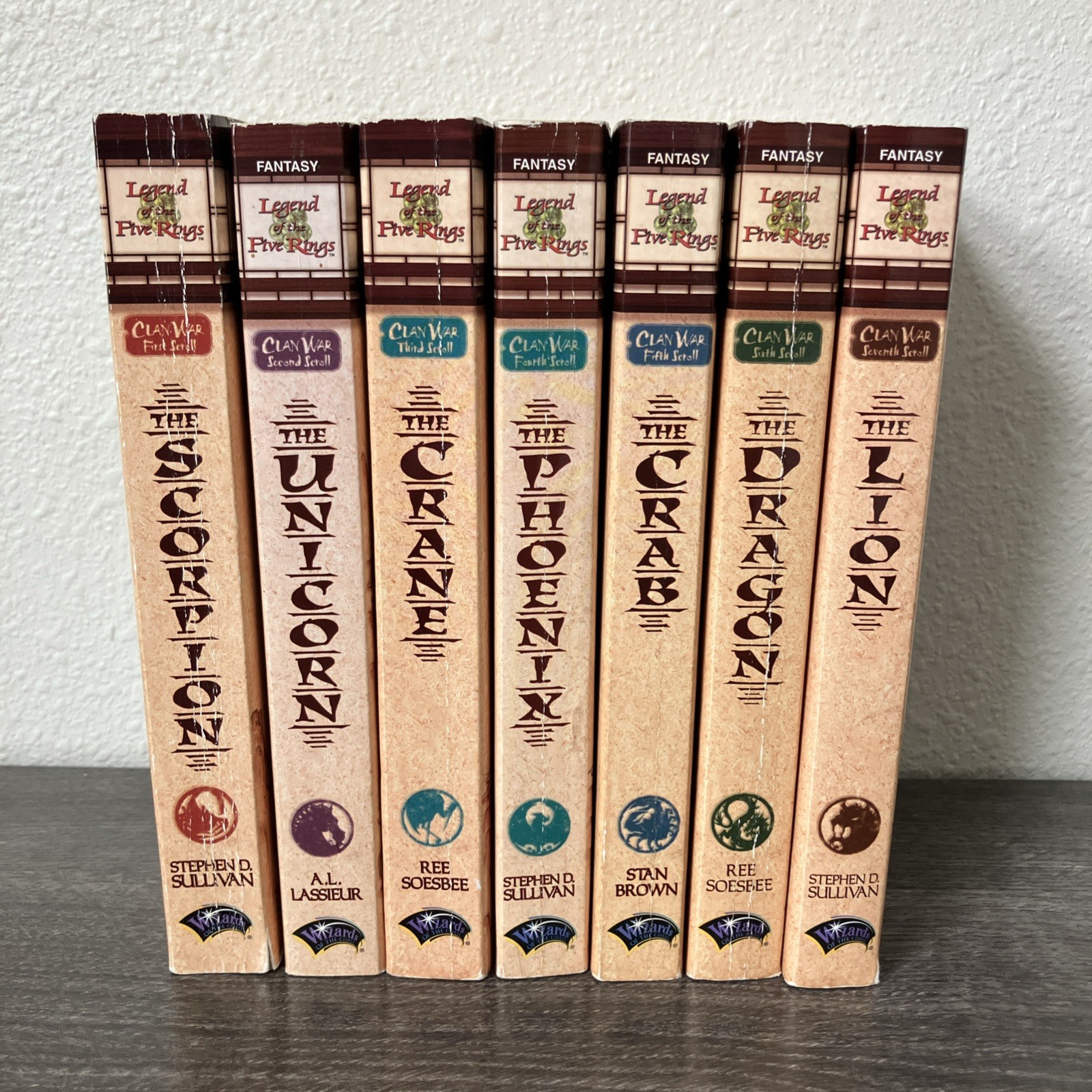 Legend Of The Five Rings Clan War Complete Series 1 2 3 4 5 6 7 Paperback Set