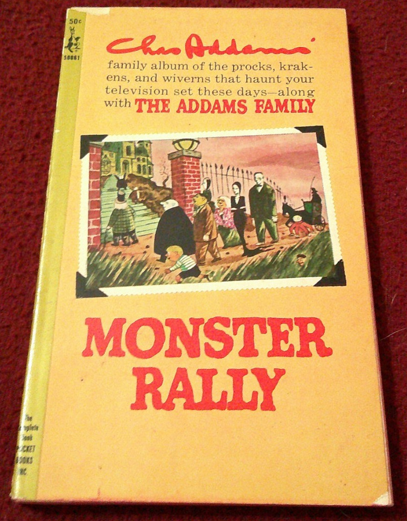 Monster Rally by Charles Addams (1963, pb) first paperback print Family