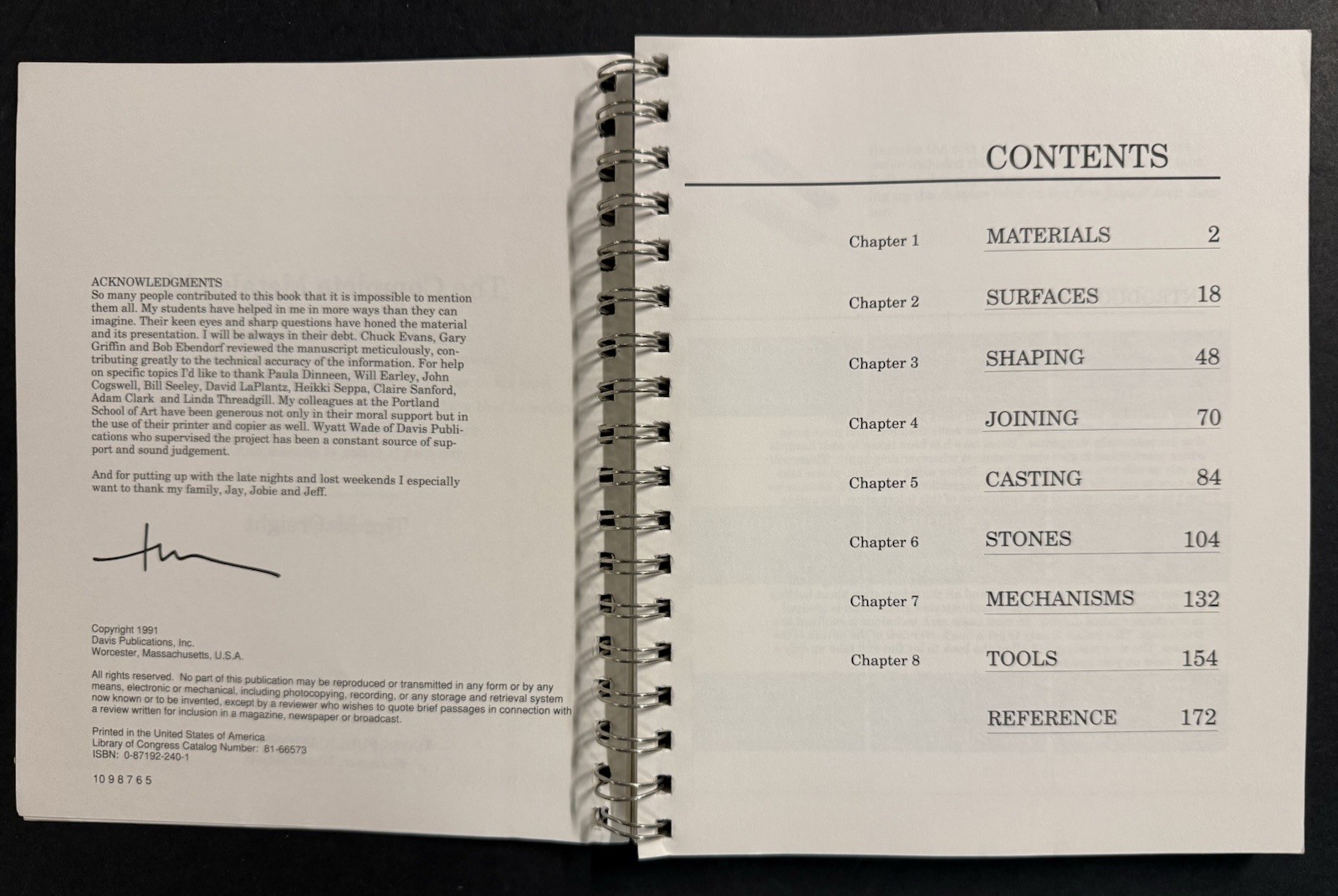 THE COMPLETE METALSMITH: Illustrated Handbook by McCreight, Rvsd (1991, SC) VG