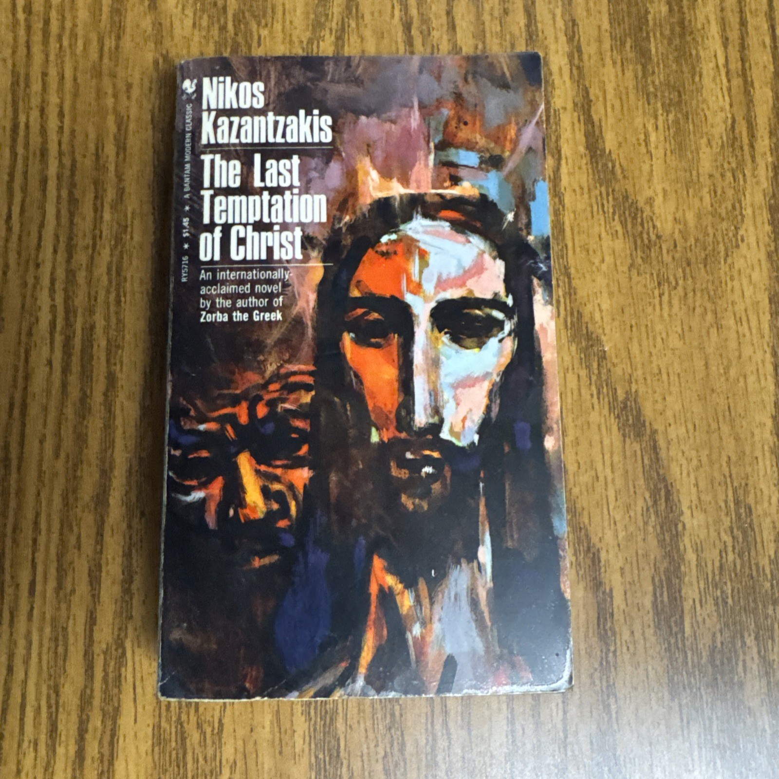 The Last Temptation of Christ – a Novel by Nikos Kazantzakis 1968 PB – UNREAD