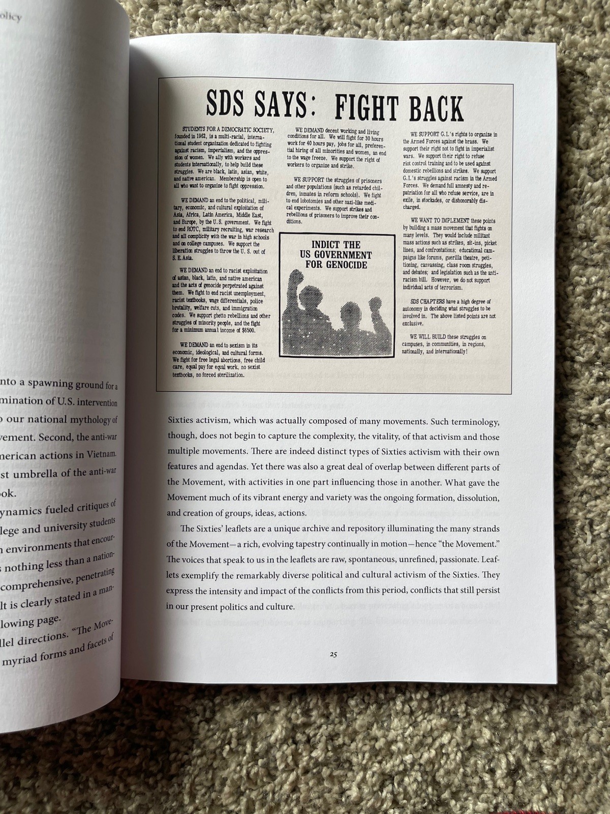 Fists & Flowers: Leaflets from the Sixties (Paperback or Softback)