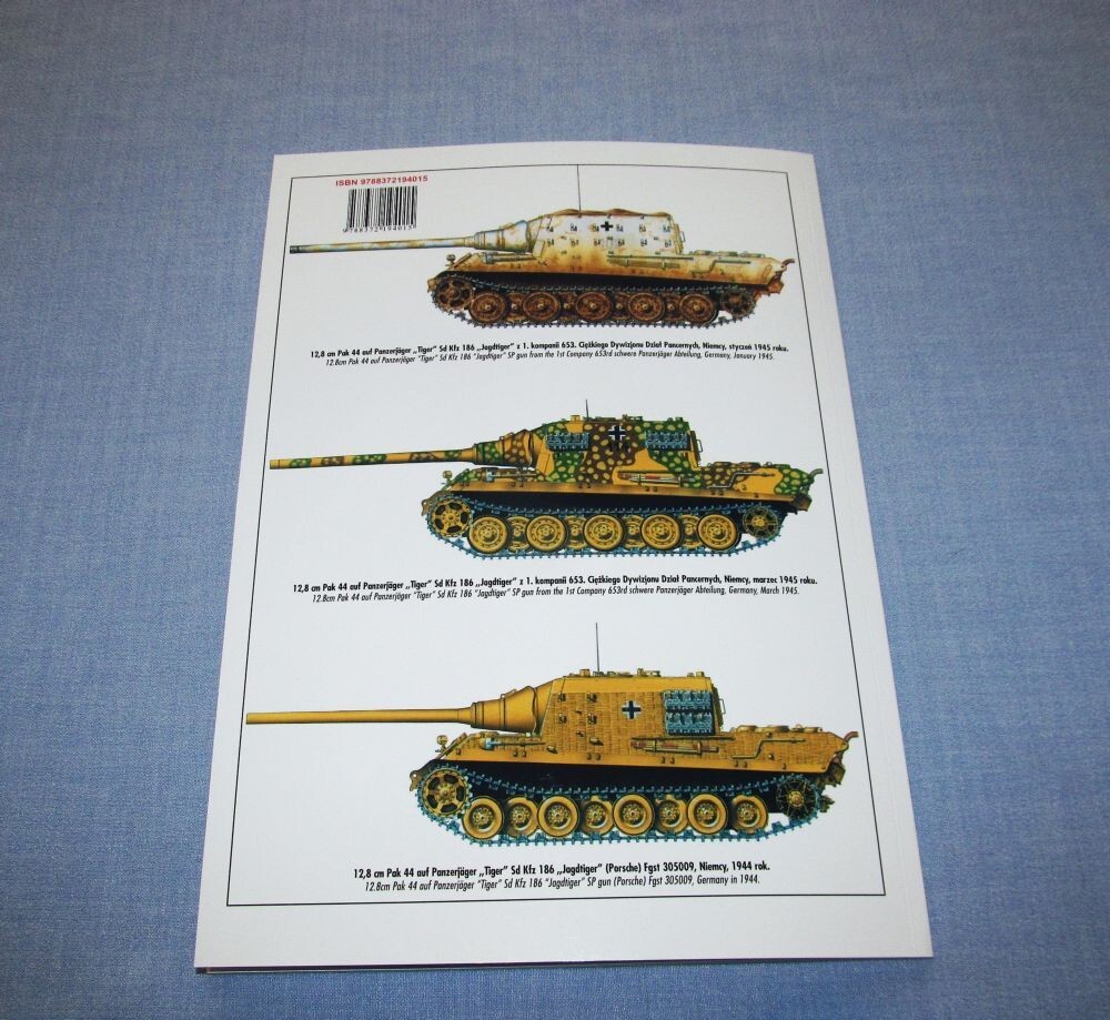 Jagdtiger 12.8 cm Pak 44 auf Panzerjager Tiger Sd Kfz 186 German tank destroyer