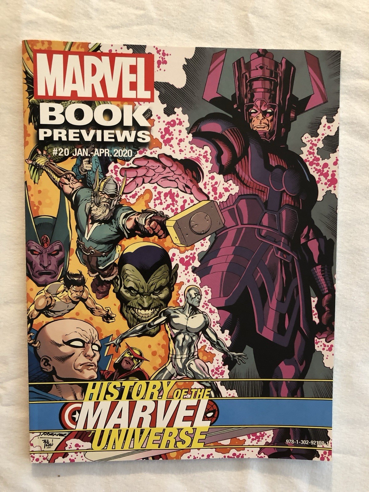 Marvel Book Previews Lot of 4 (Jan-Apr 2019/Sep-Dec 2019/Jan-Apr 2020/May-Aug..)