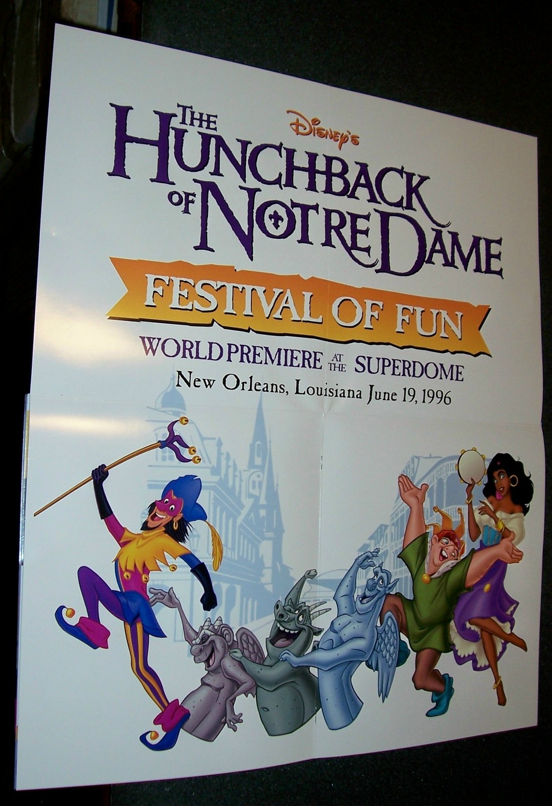 SIGNED Art of the Hunchback of Notre Dame, 13.5″x11″, Disney + Premiere Program