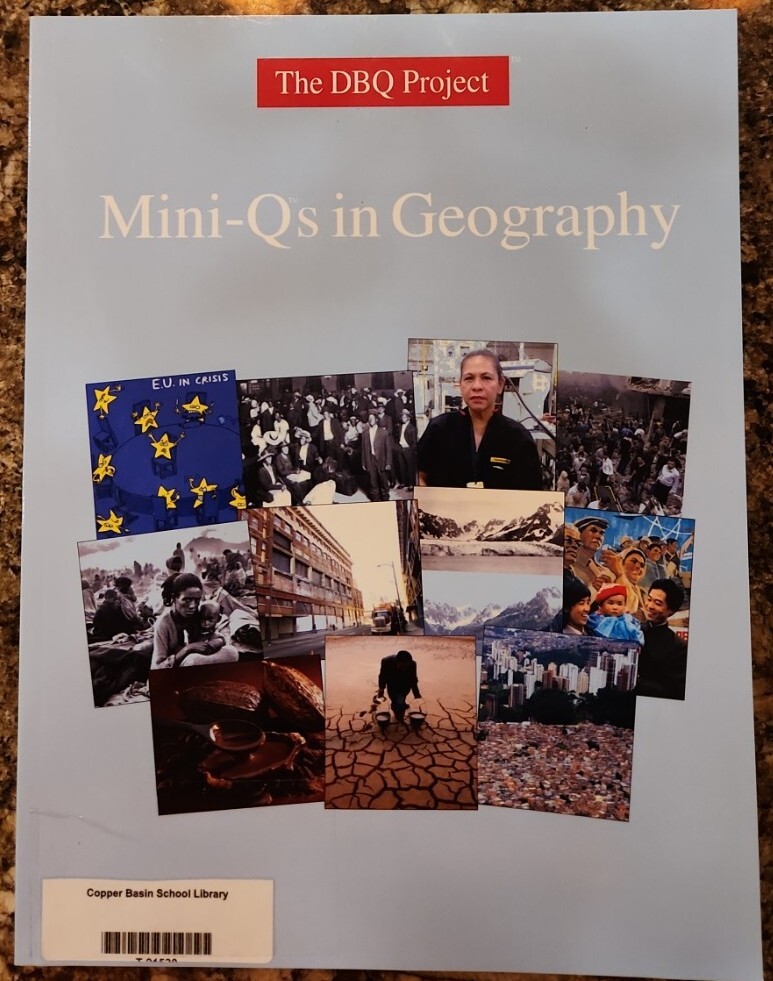 The DBQ Project Mini-Q’s In Geography Paperback book Mini Q’s