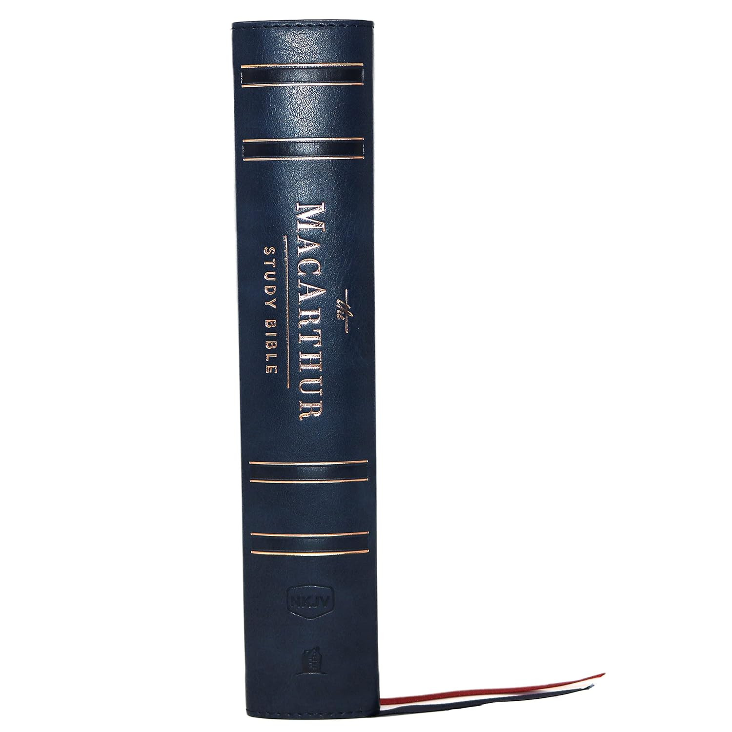 NKJV, Macarthur Study Bible, Blue Leathersoft, Thumb Indexed, Comfort Print: Unl