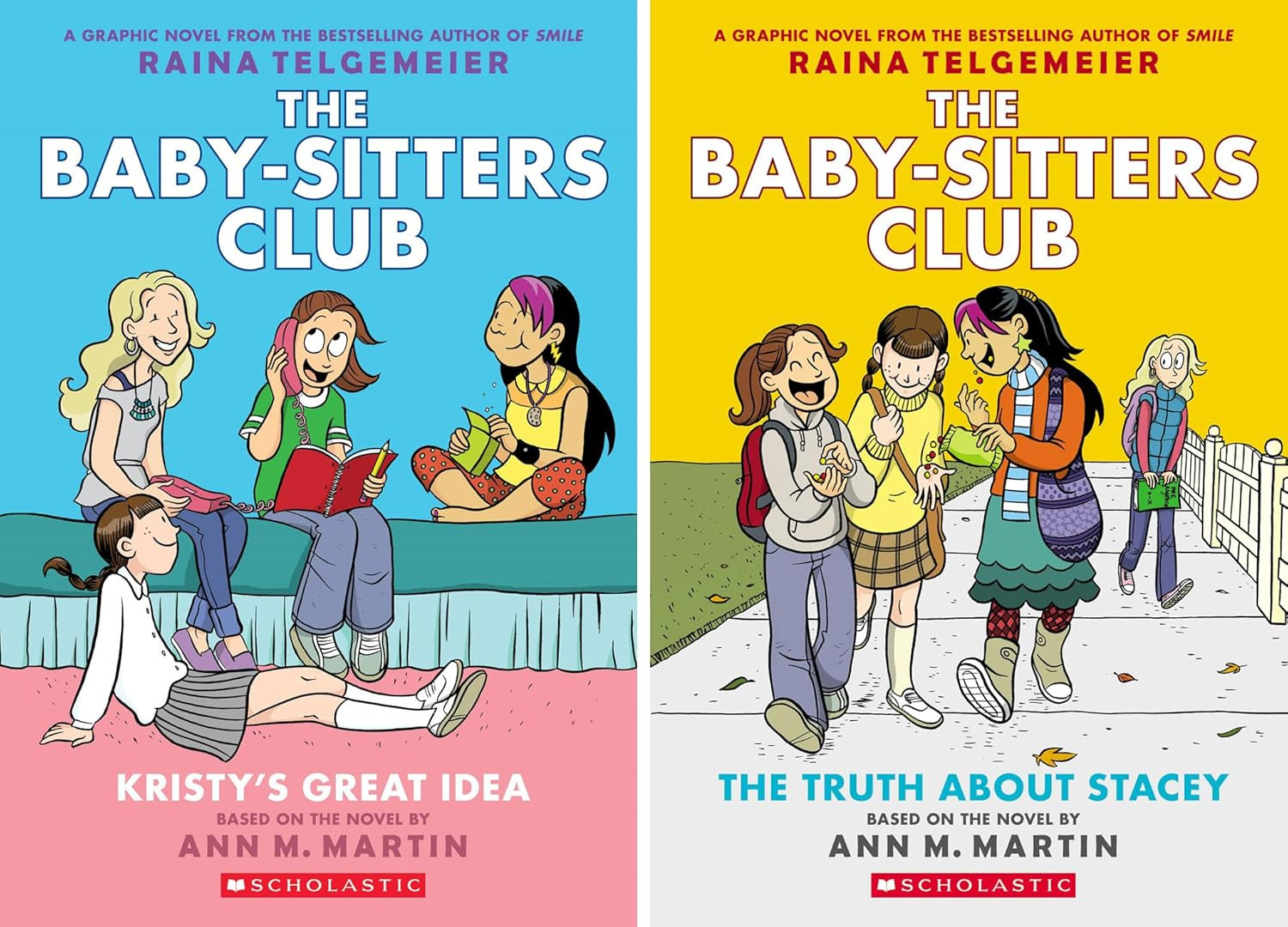 Baby-Sitters Club Graphic Novels (Books 1-19) Series Set (Graphix)