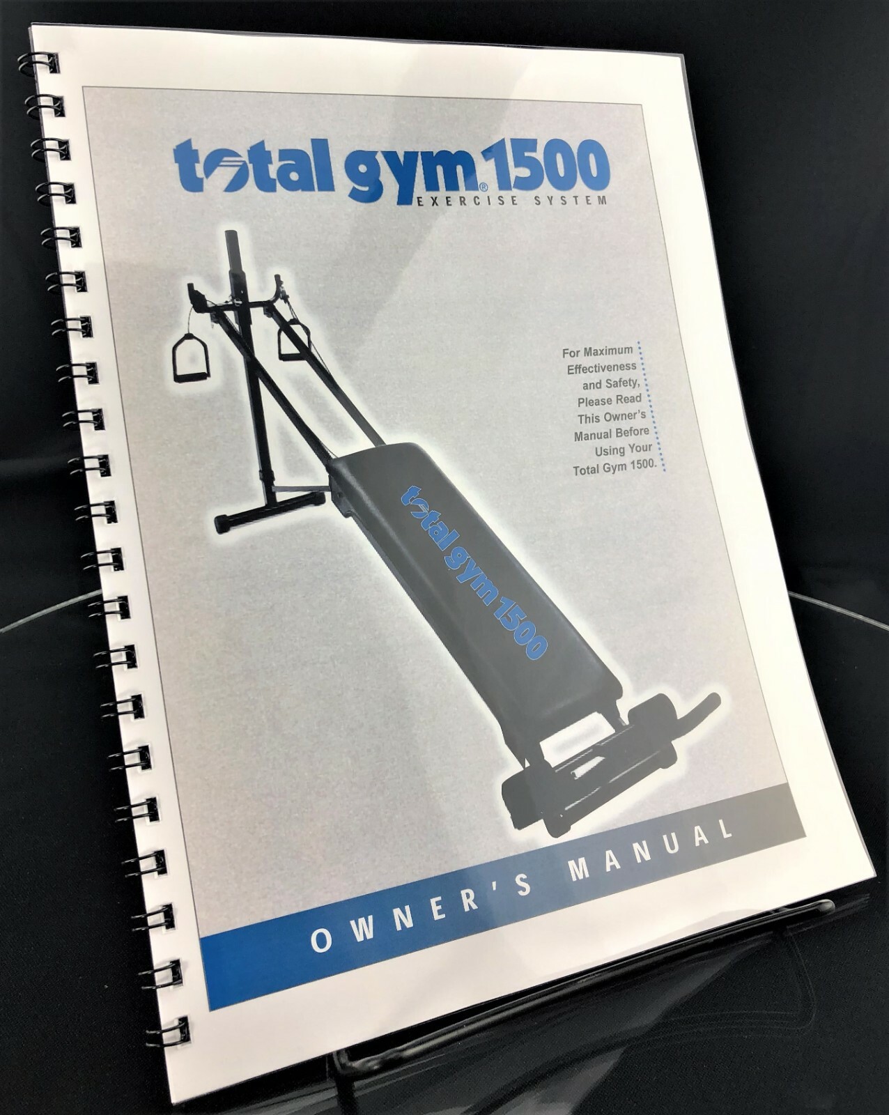 Total Gym 1500 Replacement Owners Manual User Guide Instructions
