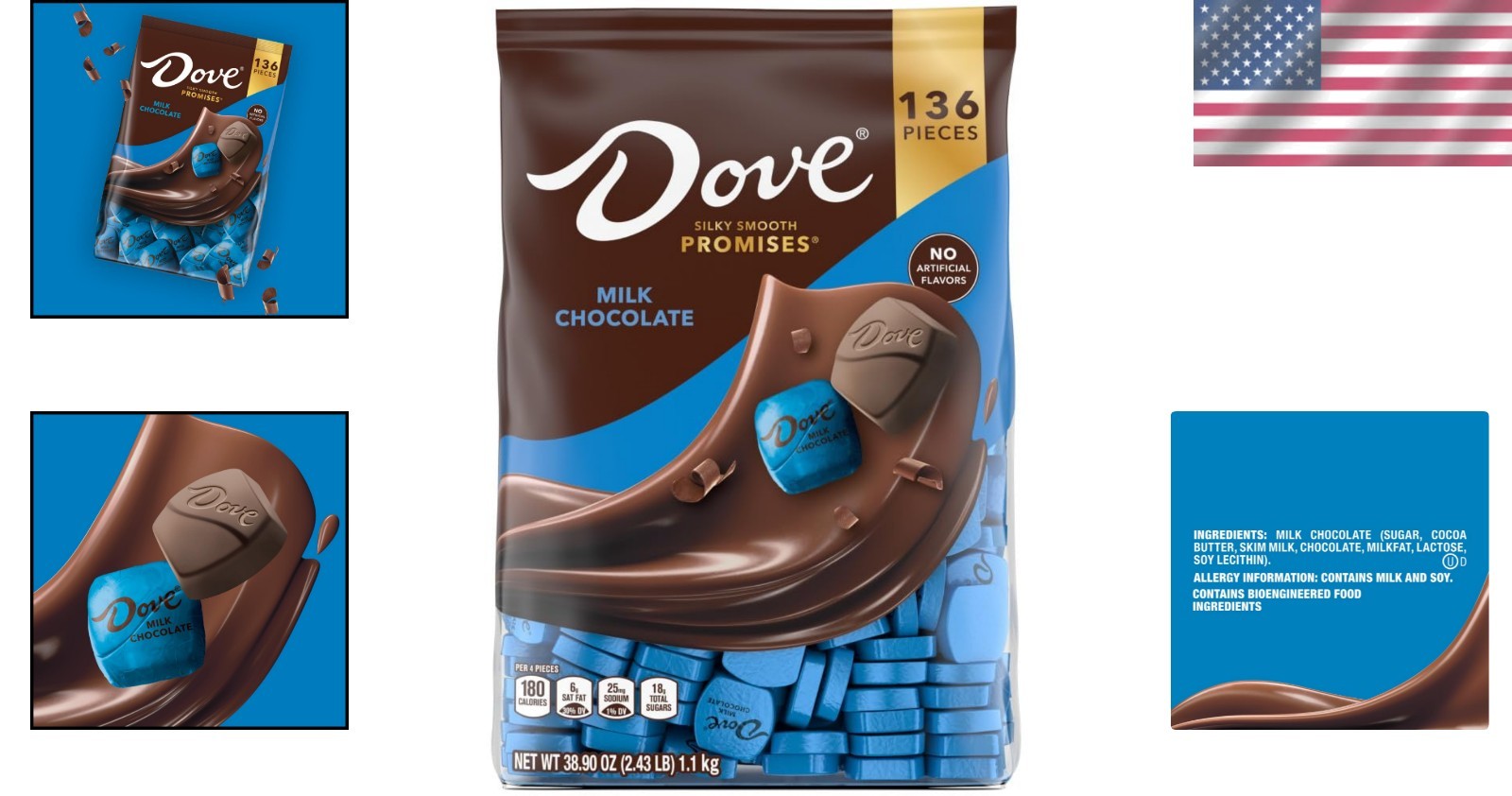 Individually Wrapped PROMISES Milk Chocolates, 38.9 Oz, Special Messages Inside