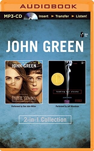 PAPER TOWNS/LOOKING FOR ALASKA by JOHN GREEN 2-IN-1 AudioBook