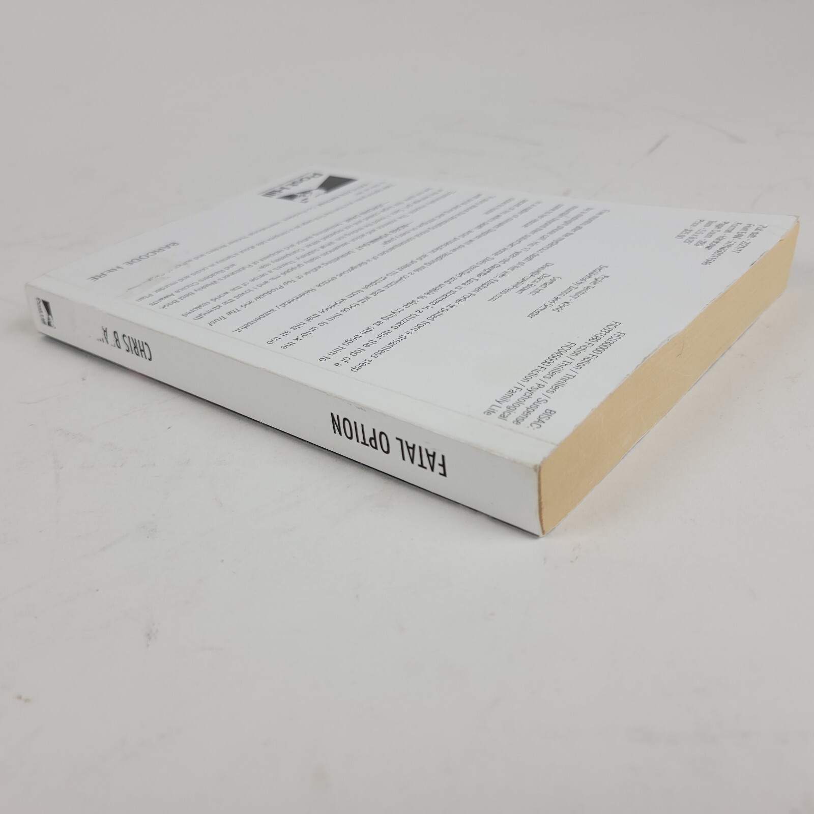 Fatal Option (2016 Post Hill ) PB Adv Uncorrected Proof Signed by Beakey, Chris