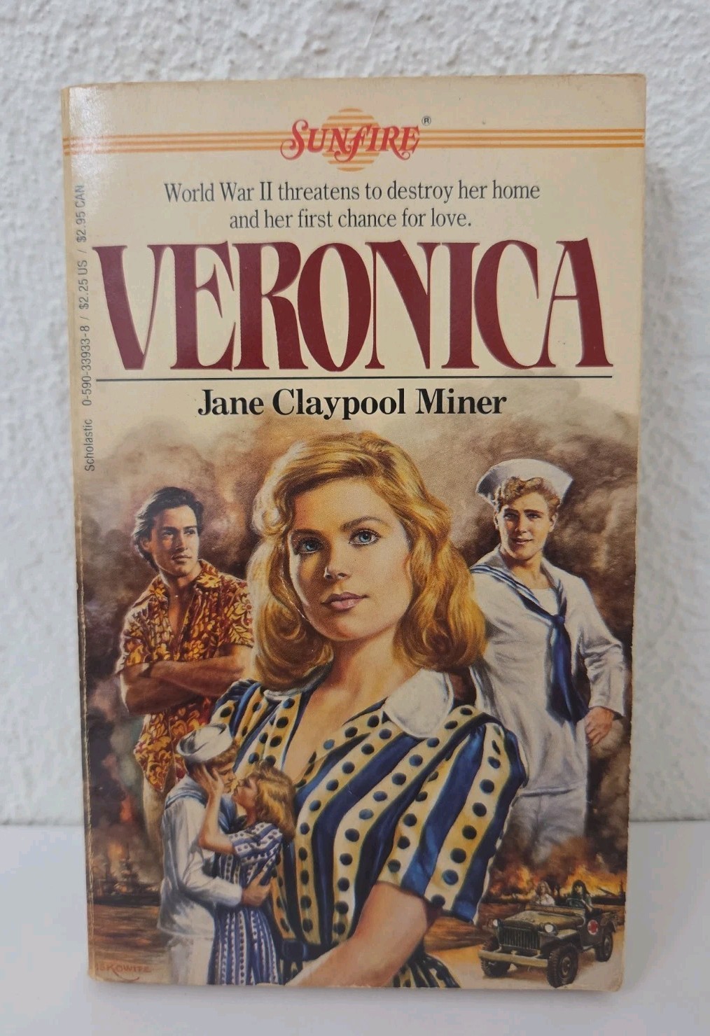Veronica (Sunfire No. 18) by Jane Claypool Miner Paperback 1st Printing