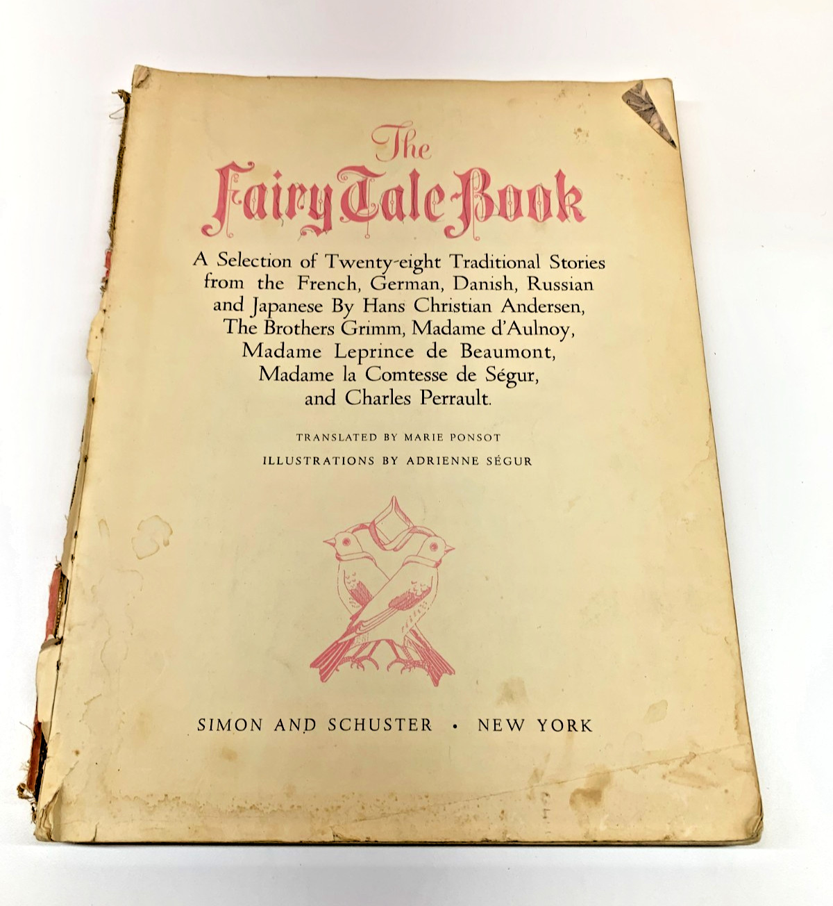 The Fairy Tale Book Simon and Schuster 1958