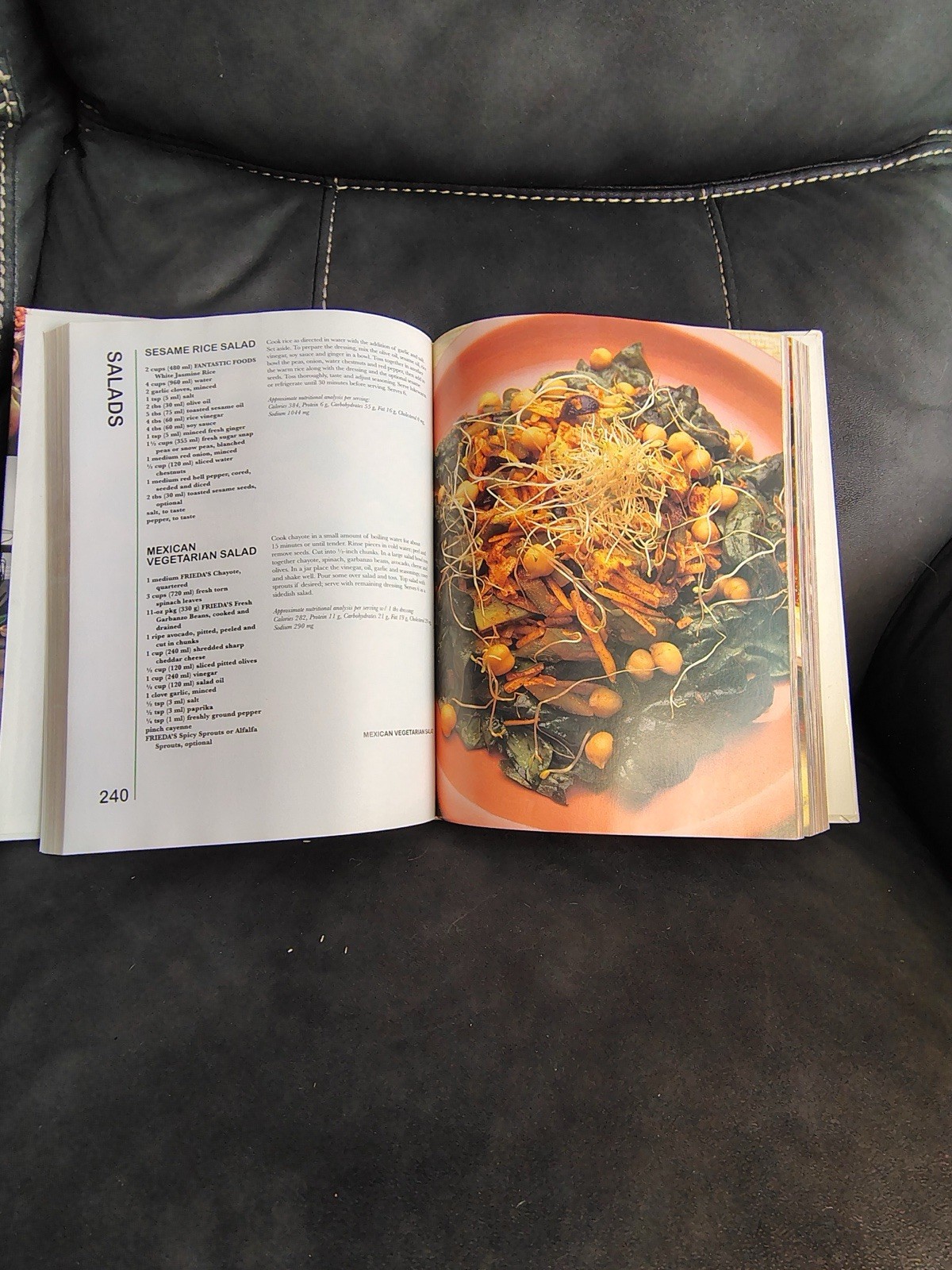 Light & Natural Cookbook Hardcover 1995 608 Pages 500+ Healthy Recipes