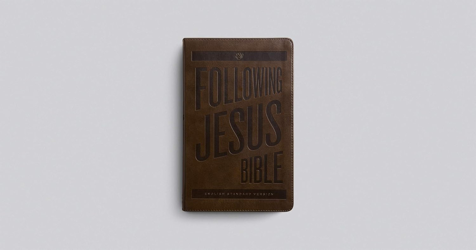 ESV following Jesus Bible (Trutone, Brown)